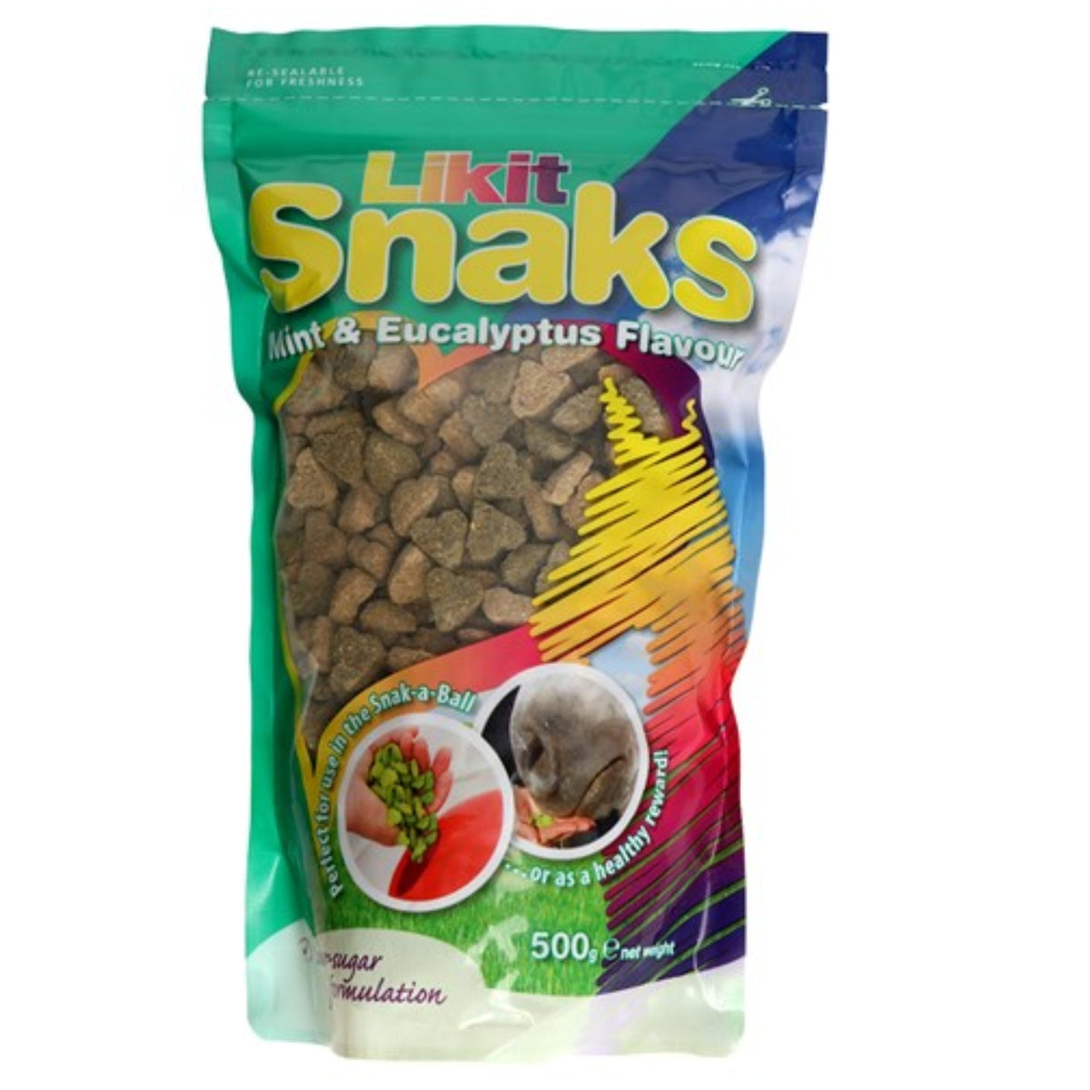 Likit Mint & Eucalyptus Snaks Horse Treats 500g