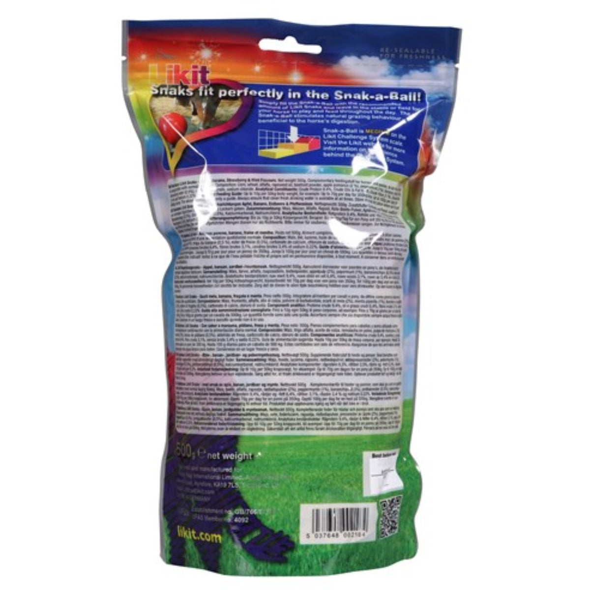 Likit Rainbow Snaks Horse Treats 500g