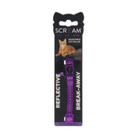 Scream Reflective Adjustable Nylon Cat Collar