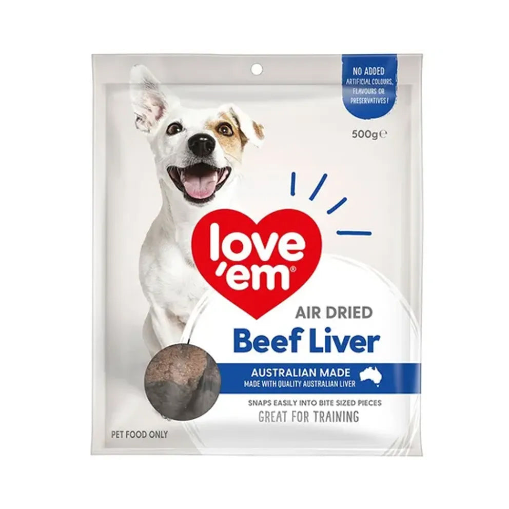 Love'em Air Dried Beef Liver Treats