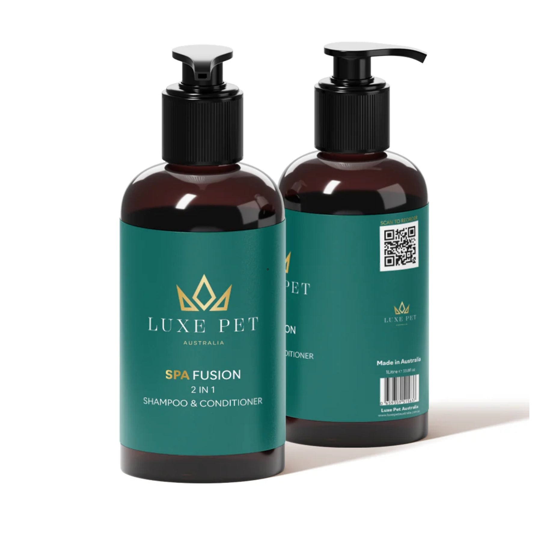 Luxe Pet Australia Spa Fusion 2-in-1 Shampoo & Conditioner 500mL