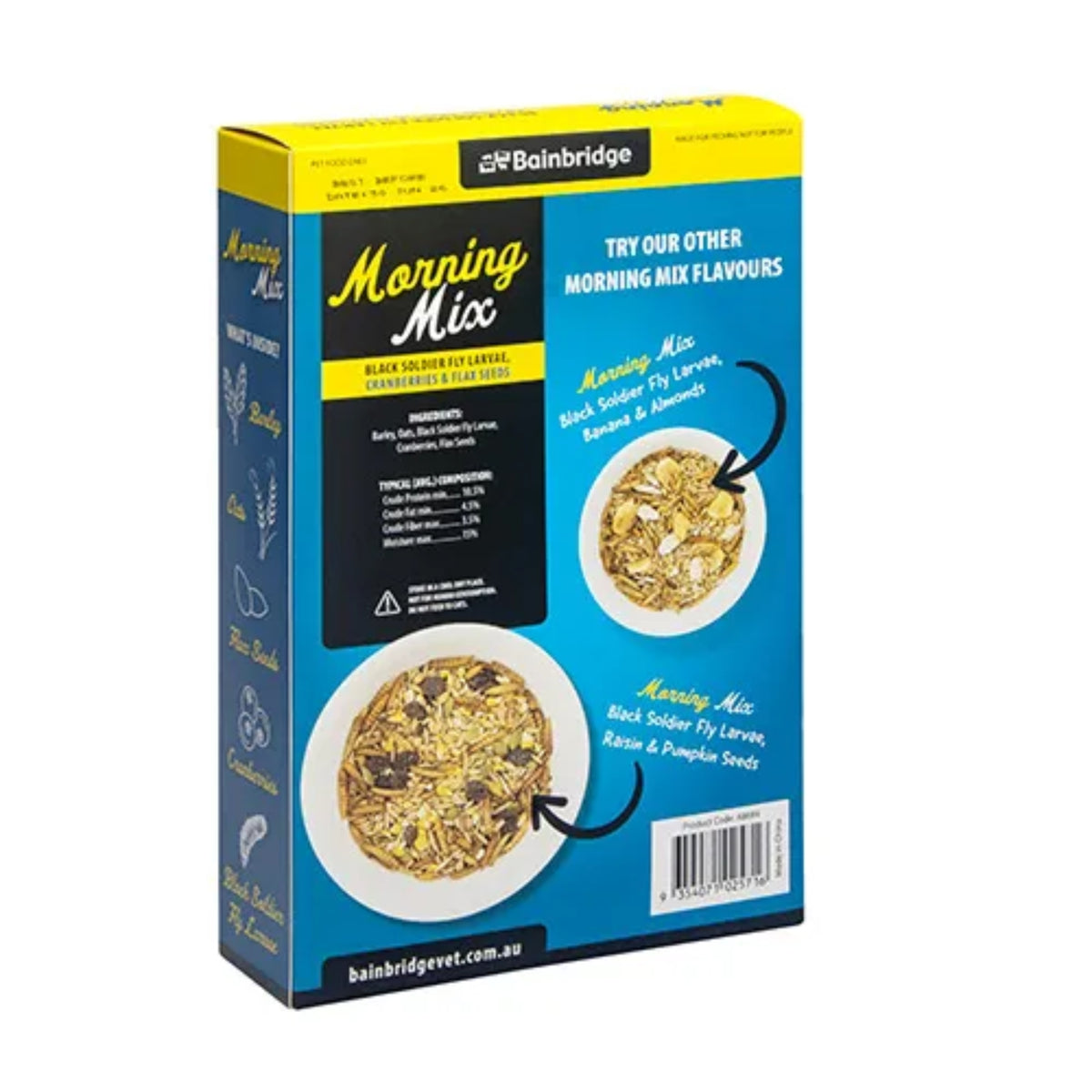 Morning Mix - Black Soldier Fly Larvae, Cranberries & Flax Seeds 680g