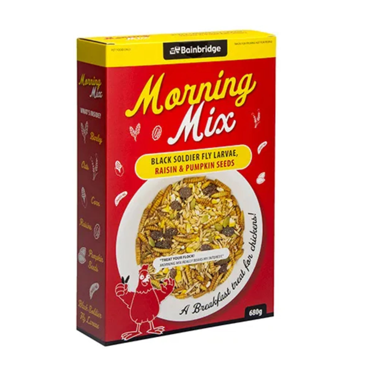 Morning Mix - Black Soldier Fly Larvae, Raisin & Pumpkin Seeds 680g