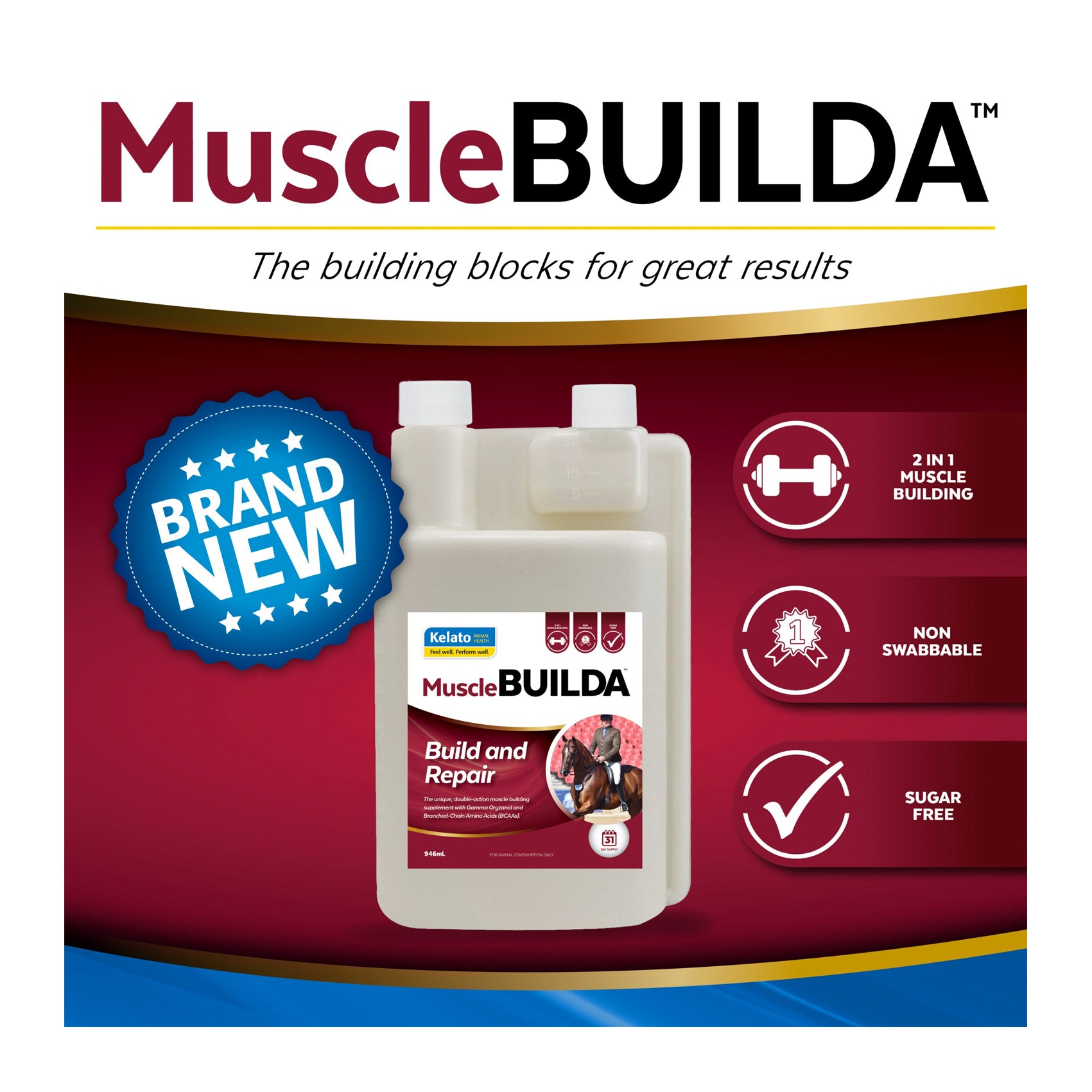 Kelato MuscleBUILDA 946mL