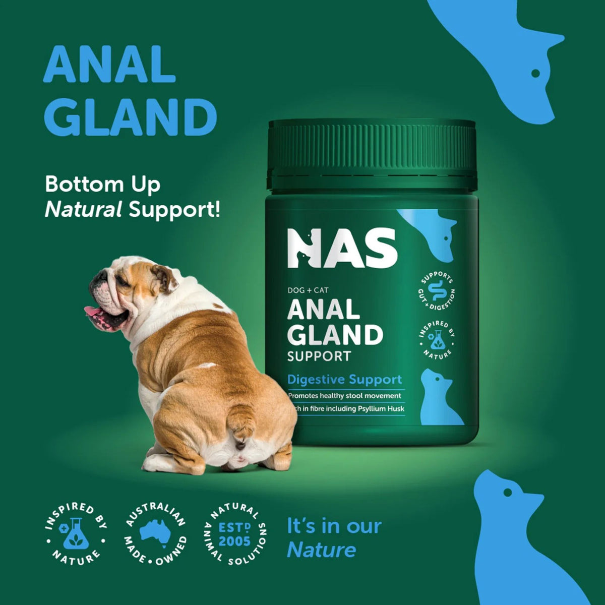 Natural Animal Solutions Anal Gland Support 120g