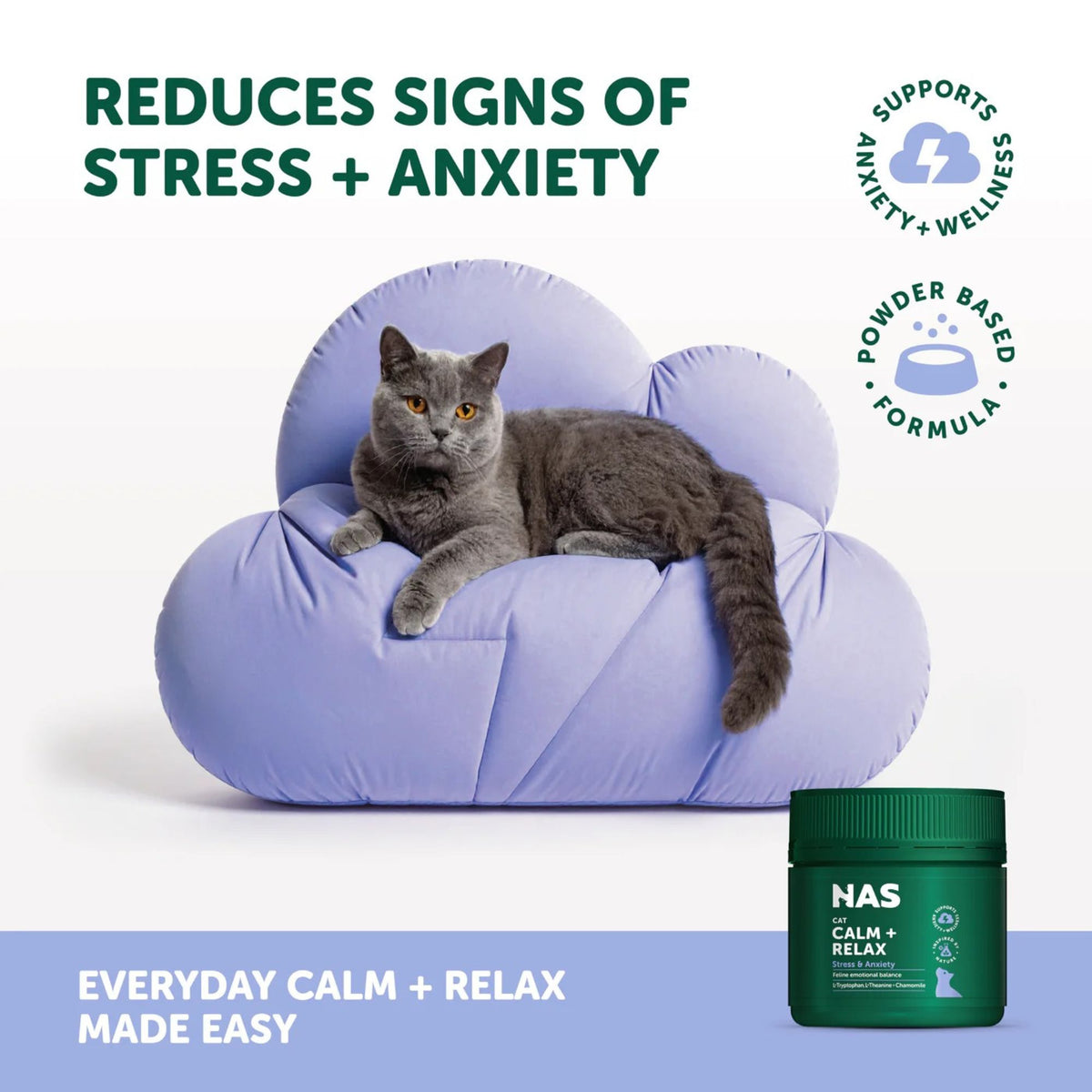 Natural Animal Solutions Calm & Relax Feline 80g