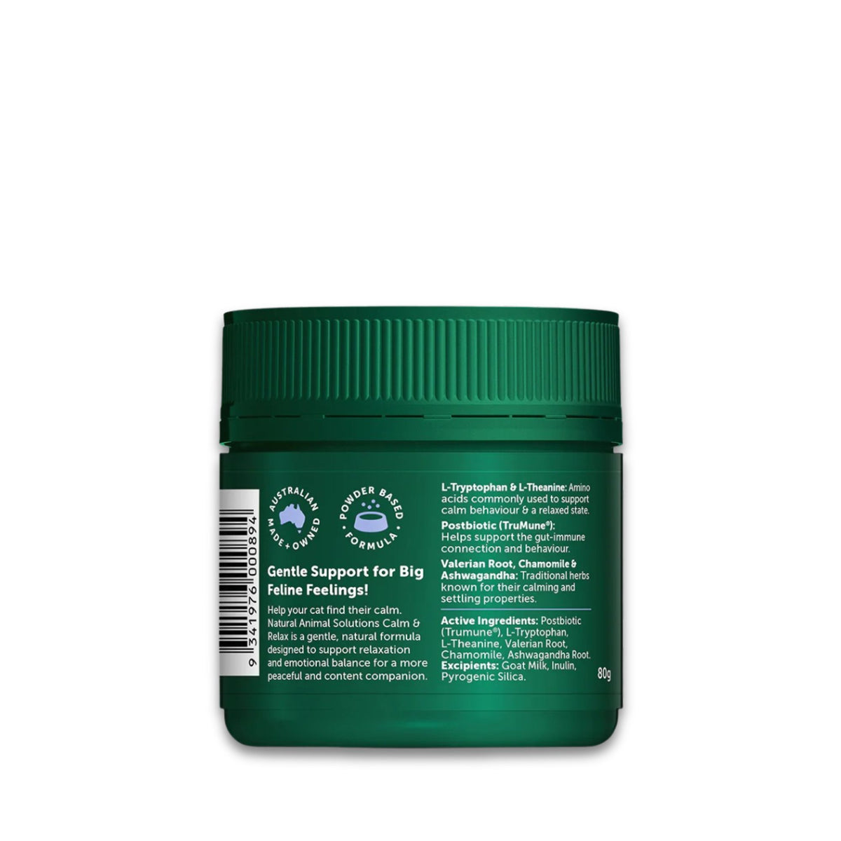 Natural Animal Solutions Calm & Relax Feline 80g