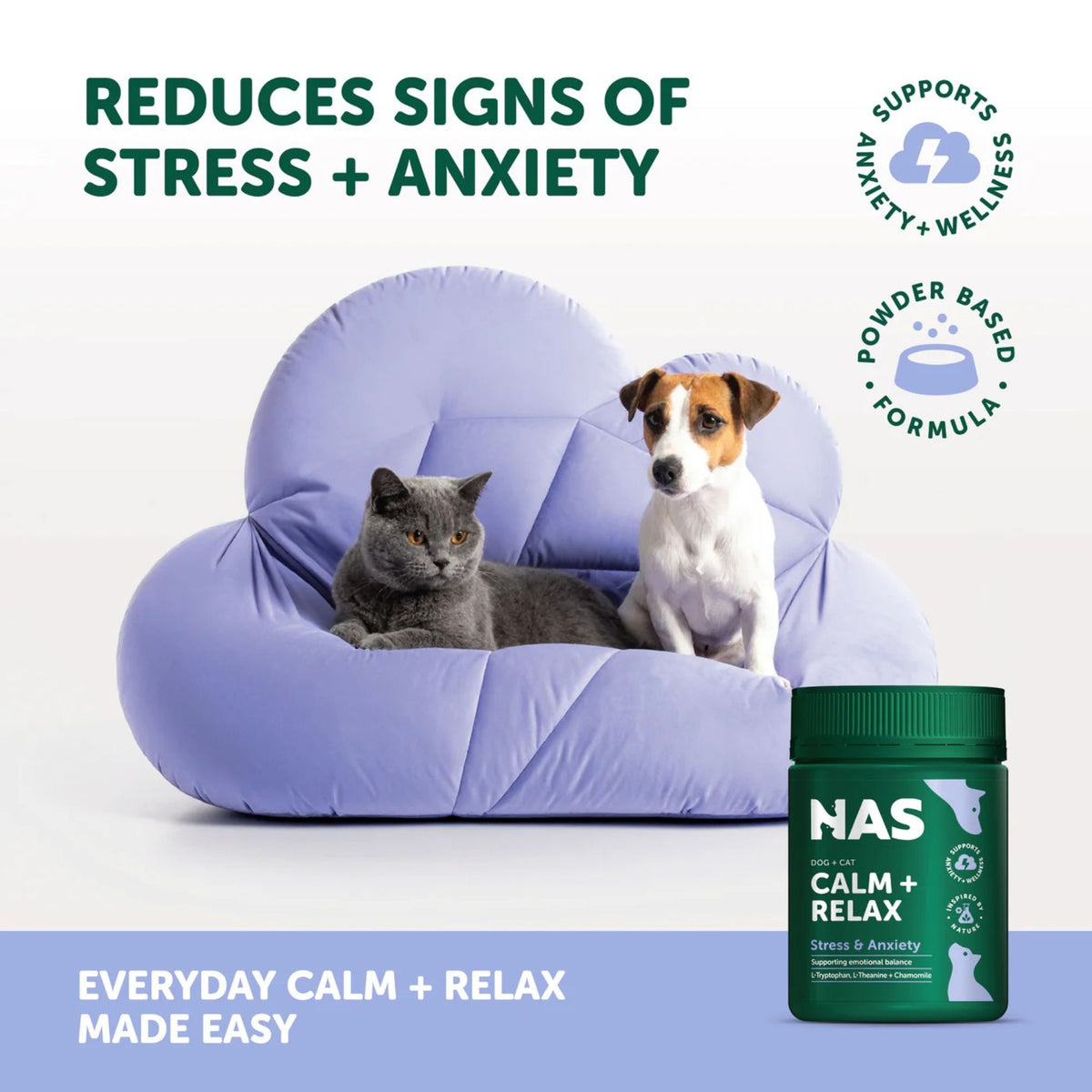 Natural Animal Solutions Calm & Relax Dog & Cat 120g