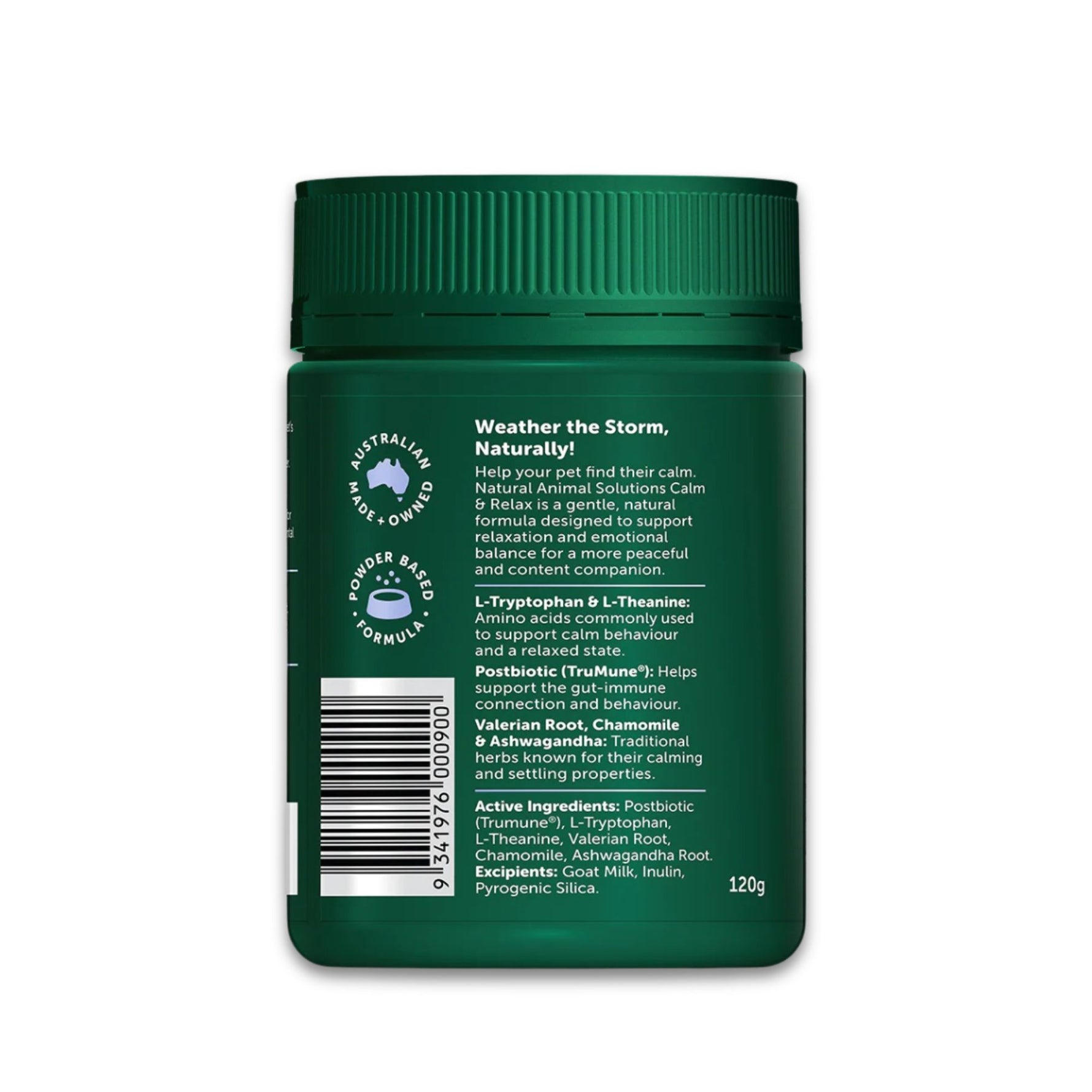 Natural Animal Solutions Calm & Relax Dog & Cat 120g