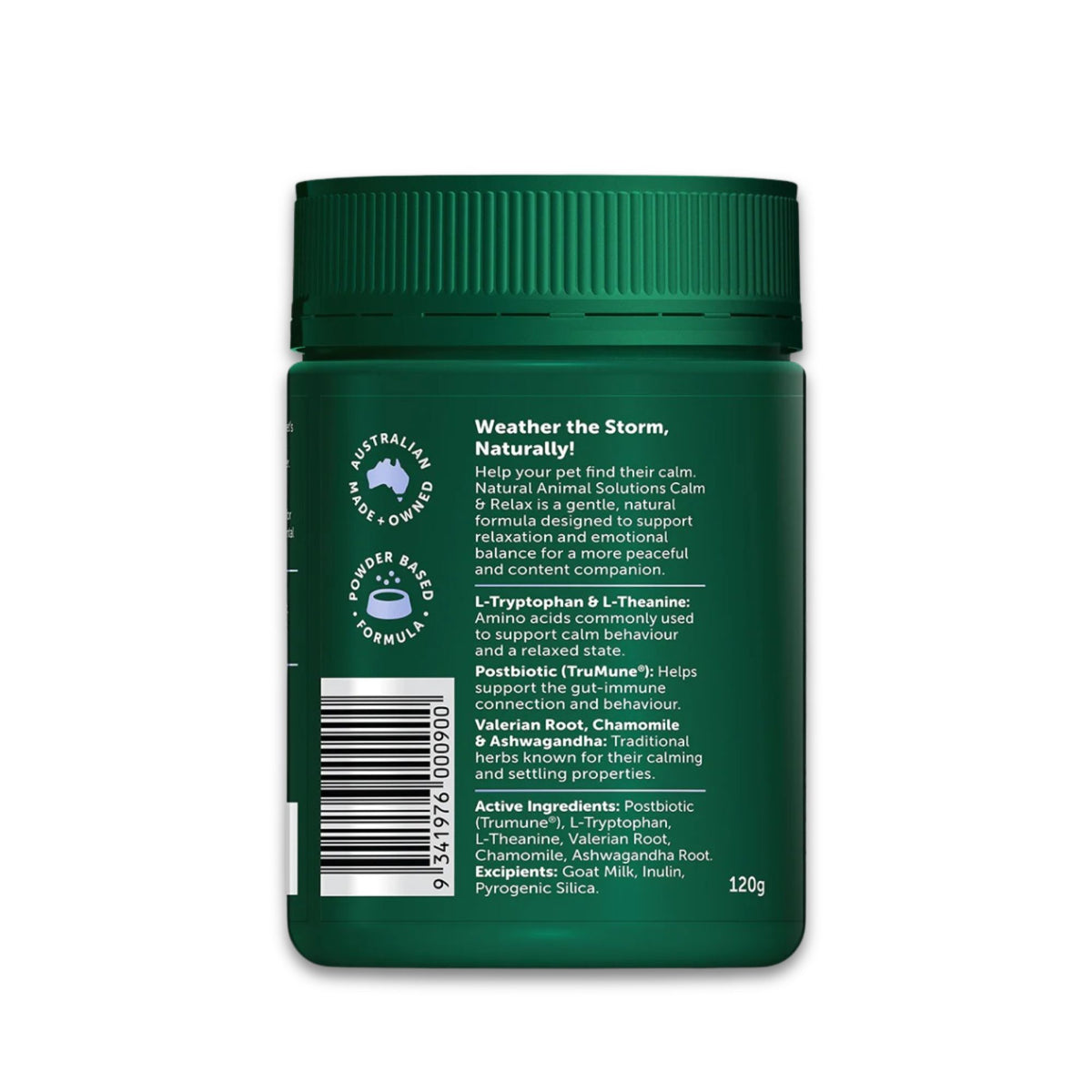 Natural Animal Solutions Calm & Relax Dog & Cat 120g