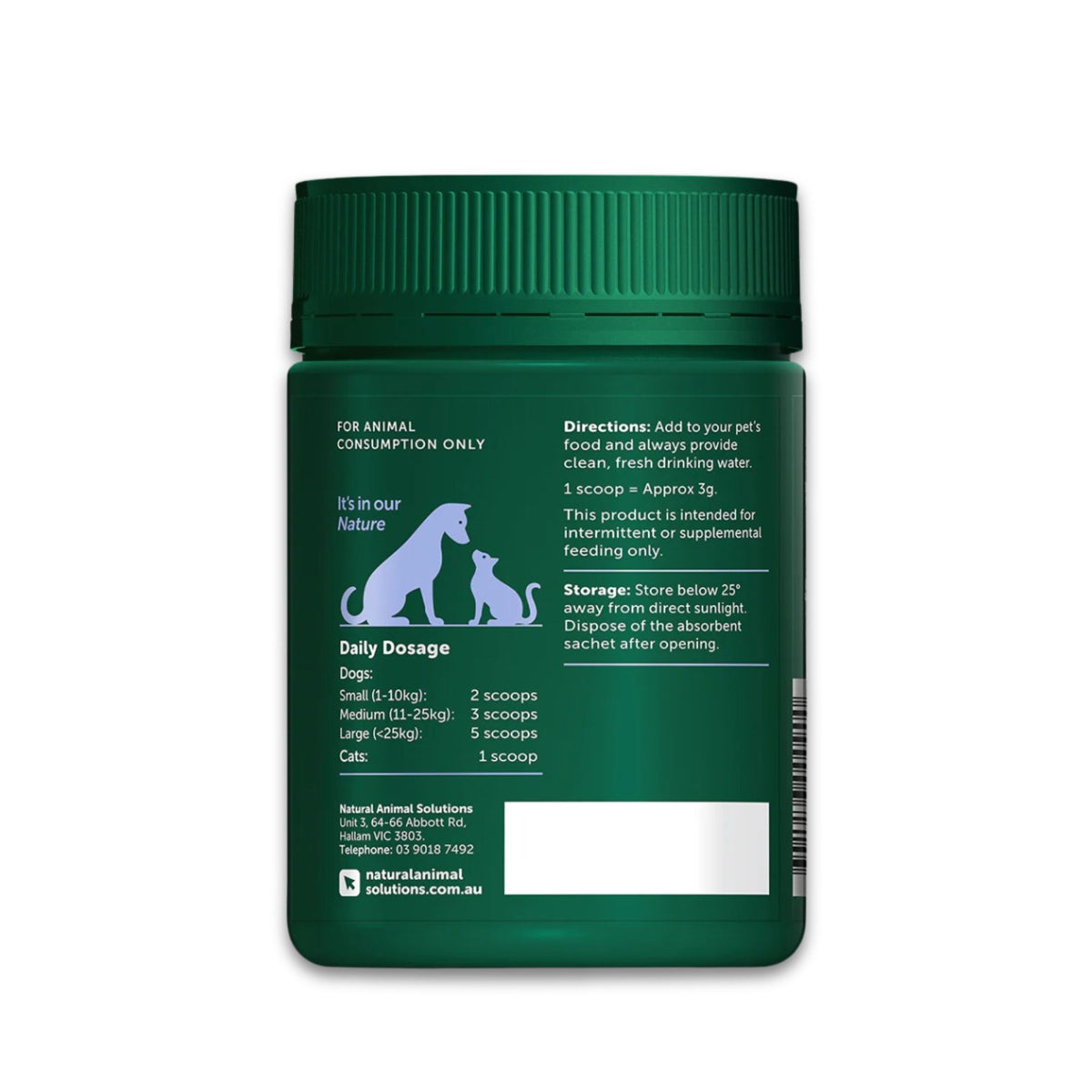 Natural Animal Solutions Calm & Relax Dog & Cat 120g