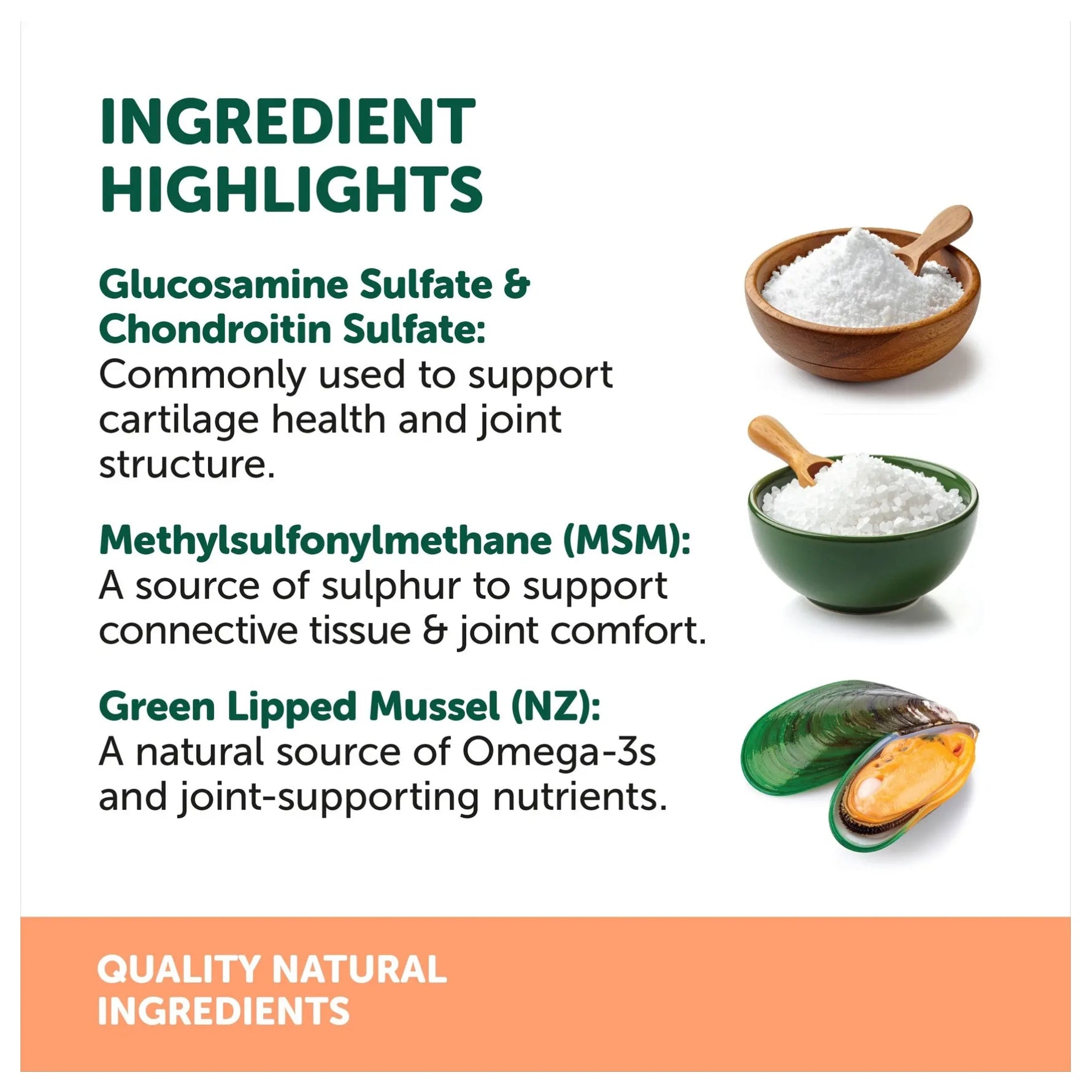 Natural Animal Solutions Joint + Ligament Mobility Support 120g