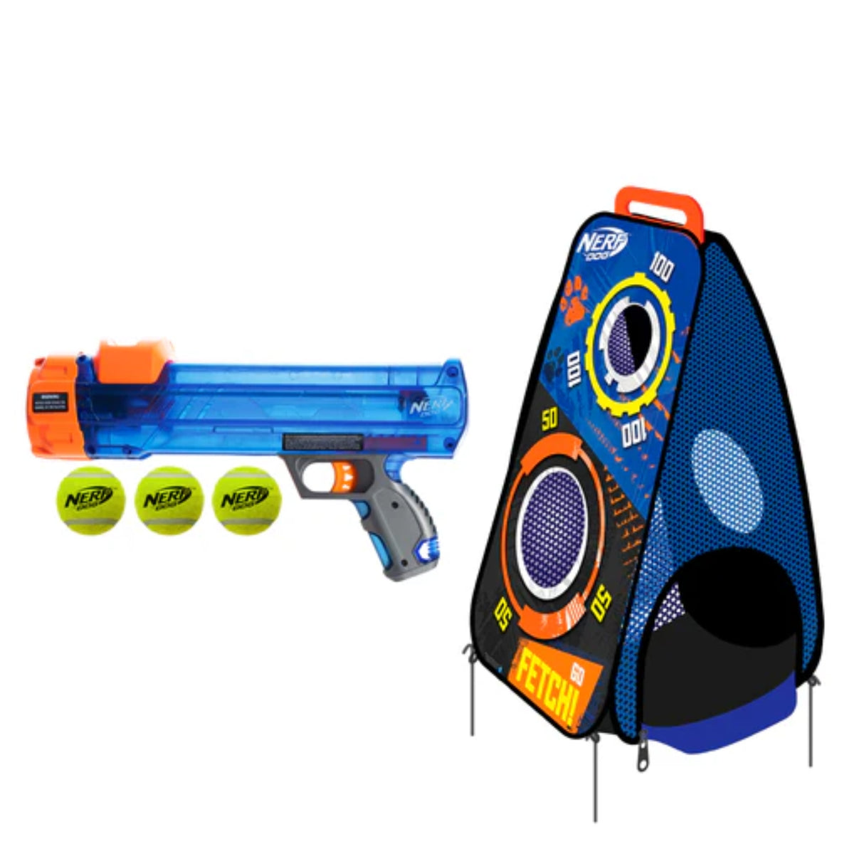 Nerf Blaster Target Game Set with 3 Balls