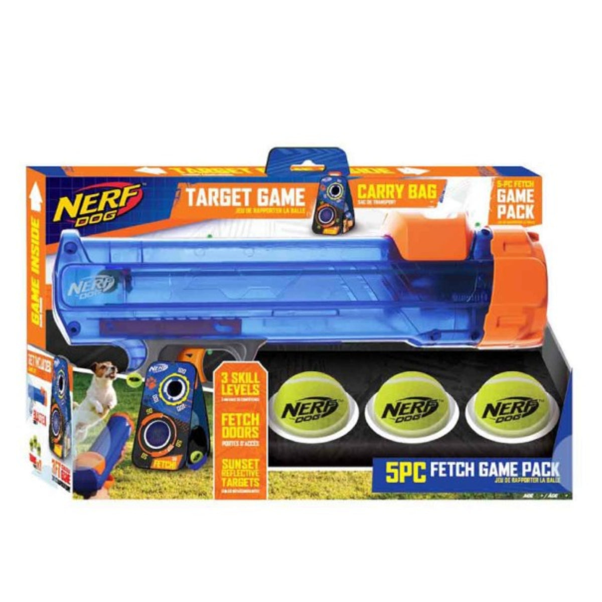 Nerf Blaster Target Game Set with 3 Balls