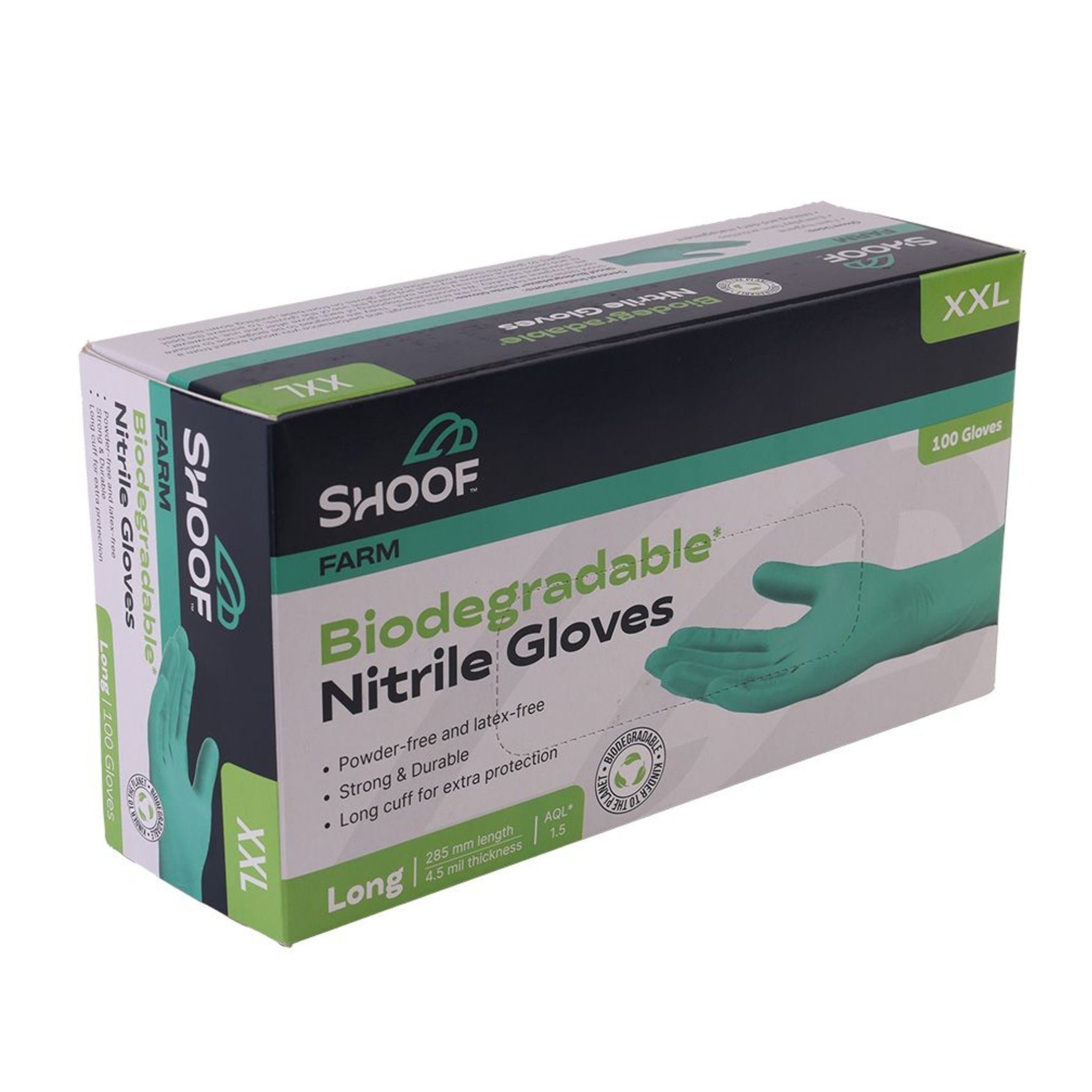 Shoof Biodegradable Nitrile Gloves