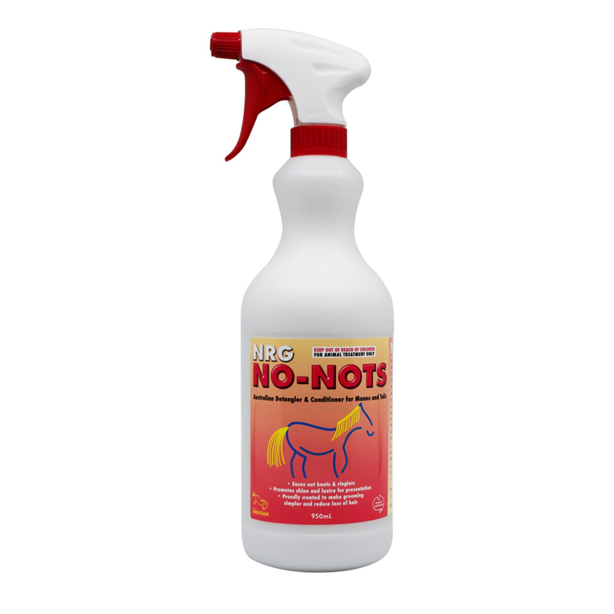 NRG No-Nots Mane & Tail Detangler for Horses
