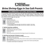 Ocean Nutrition Brine Shrimp Eggs in Sea-Salt Premix 50g
