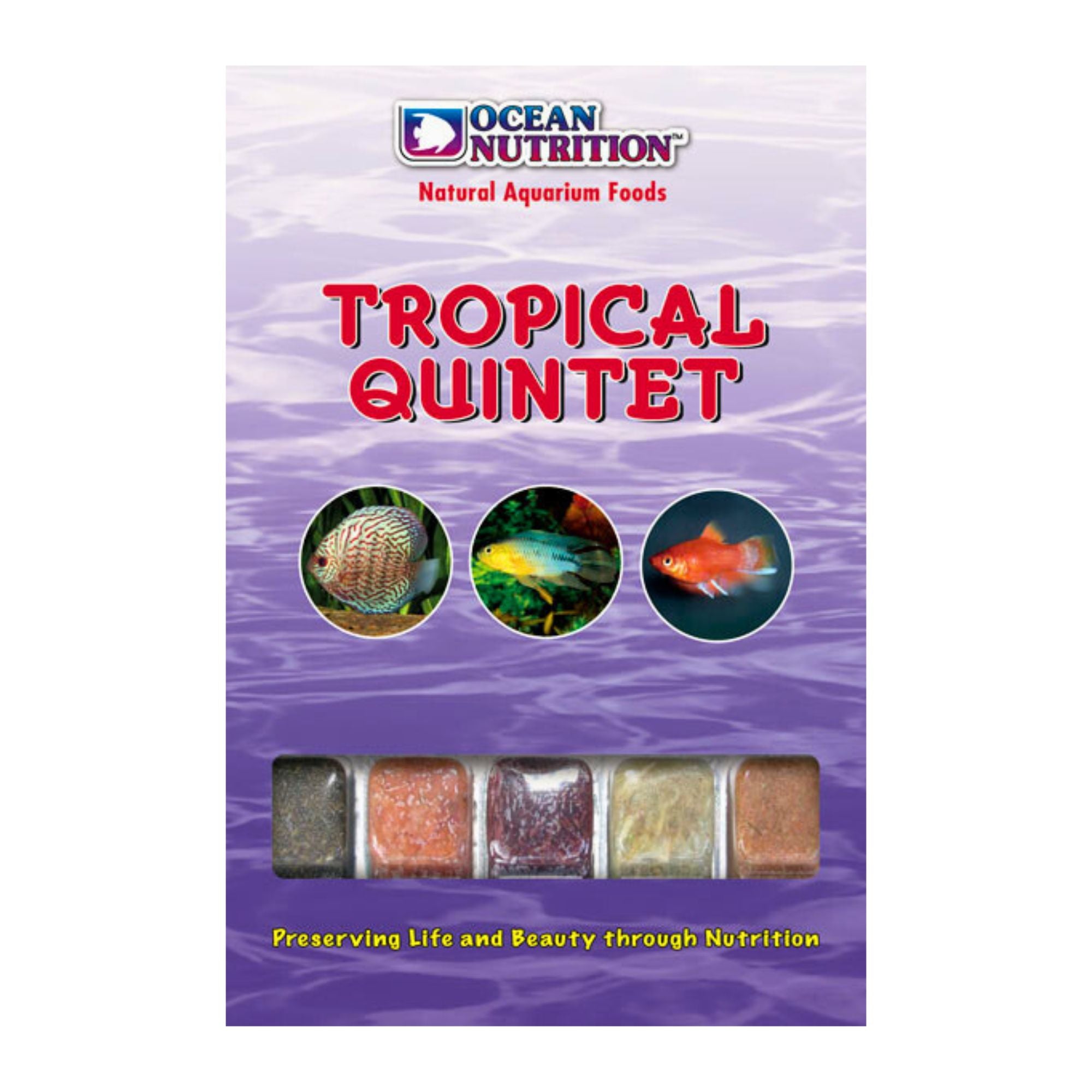Ocean Nutrition Frozen Fish Food - Tropical Quintet (Pickup Only)