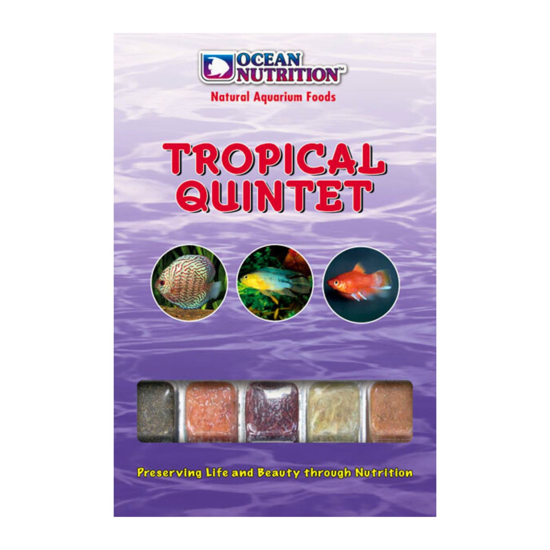Ocean Nutrition Frozen Fish Food - Tropical Quintet (Pickup Only)