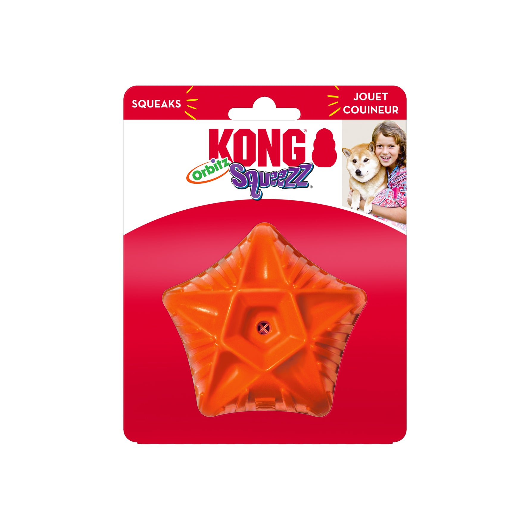 KONG Squeezz Orbitz Ball