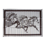 Outdoor Floor Mat - Reversible Horse Design