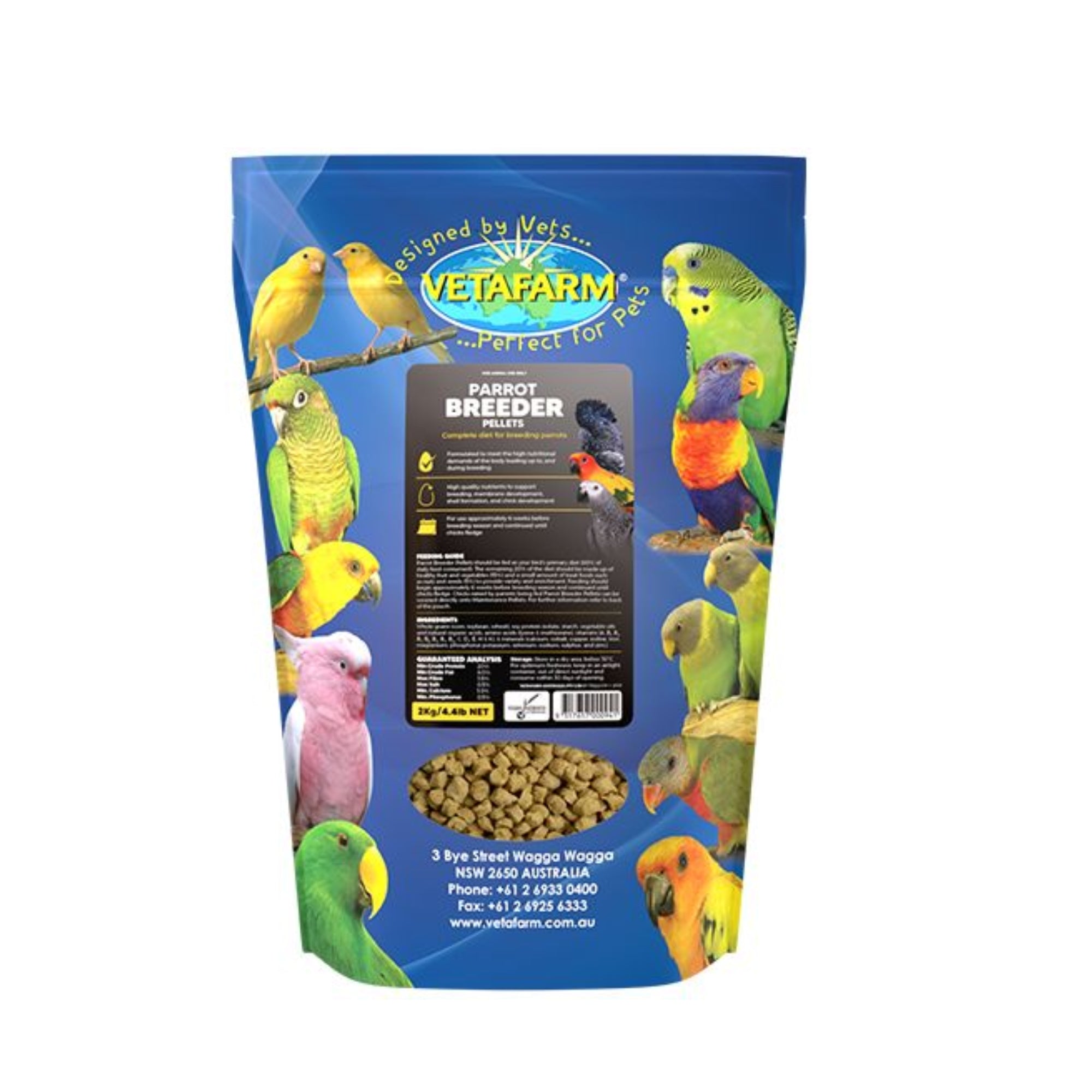 Vetafarm Parrot Breeder Pellets