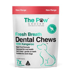 The Paw Grocer Fresh Breath Dental Chews with Kangaroo - 7 Pack