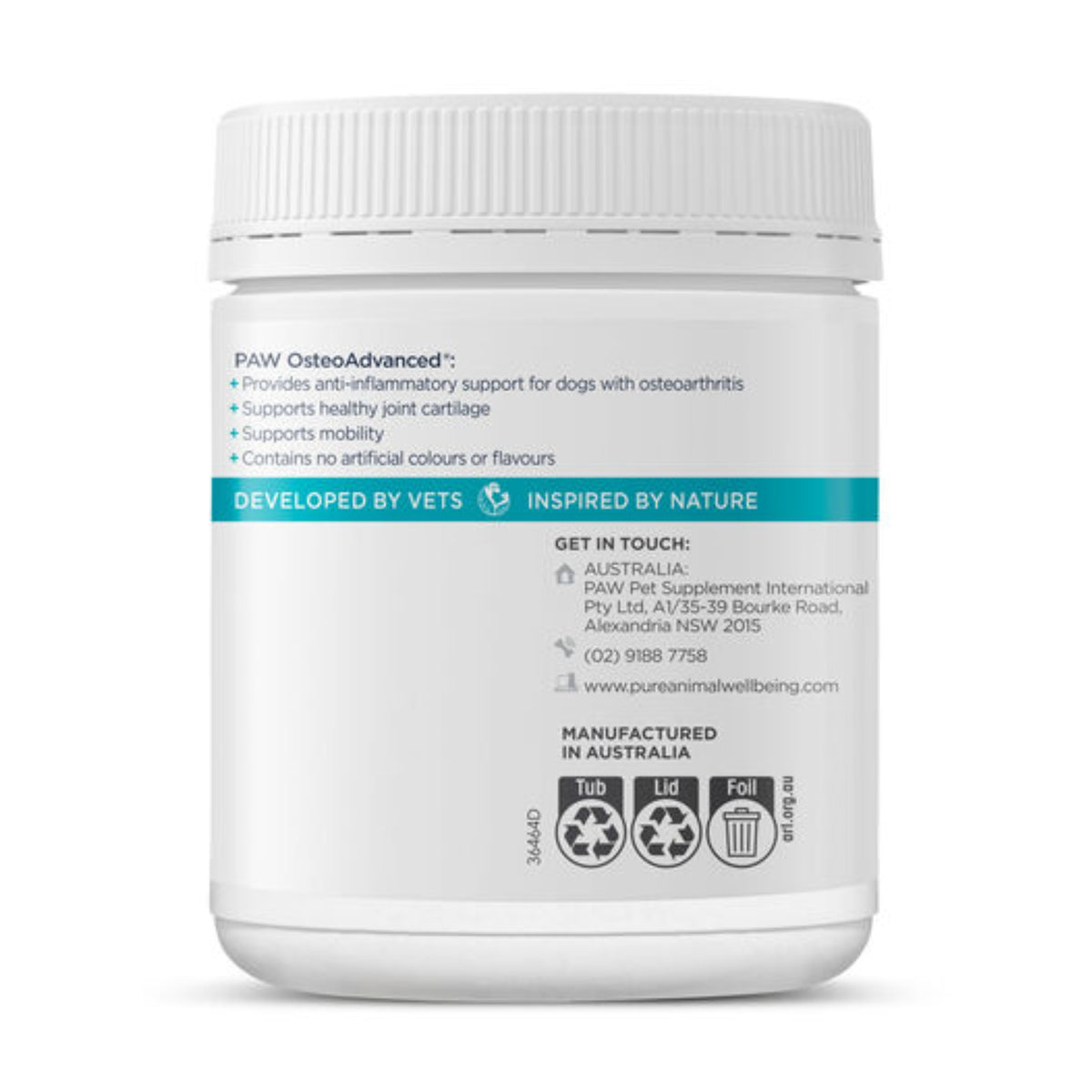 PAW OsteoAdvanced Chews 300g