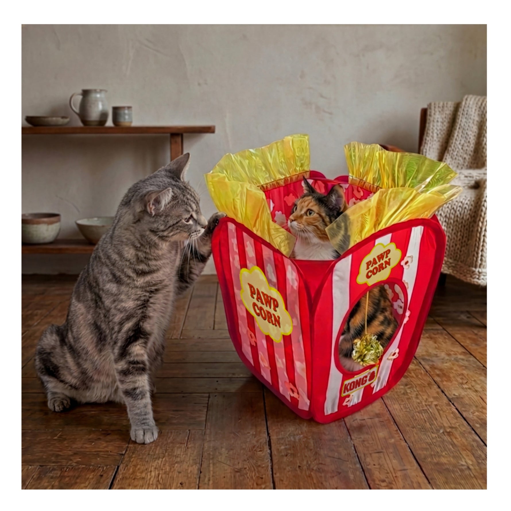 KONG Play Spaces Pawpcorn Cat Toy