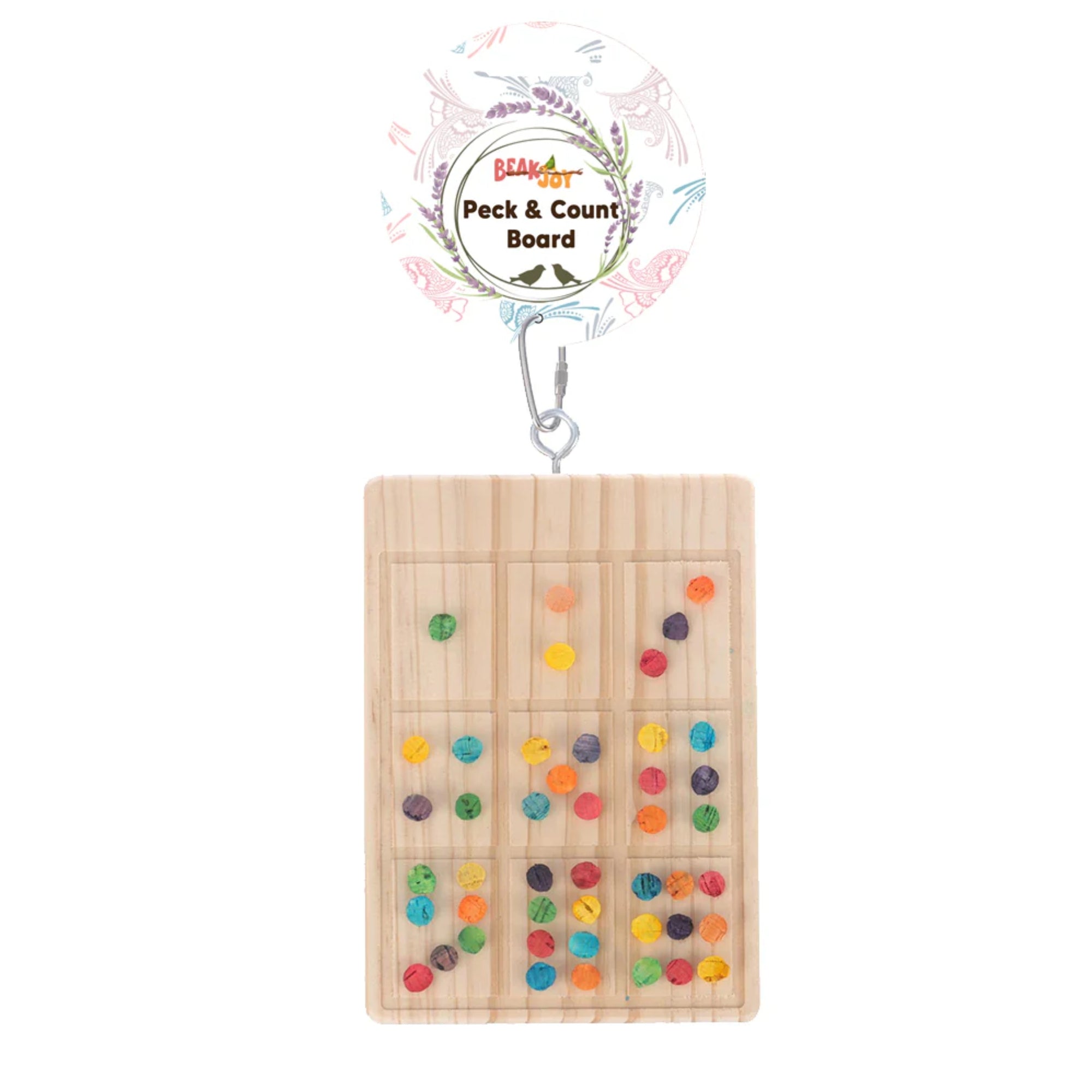 BeakJoy Peck and Count Board Bird Toy