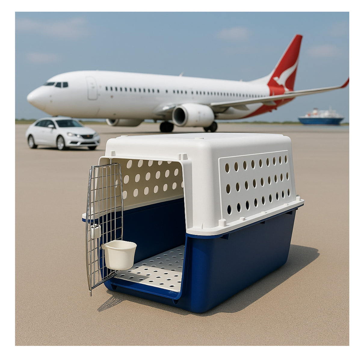 Plastic Transport Cage Crate - Airline Approved