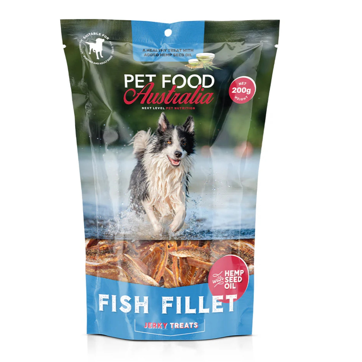 Pet Food Australia Fish Fillet Jerky Treats 200g