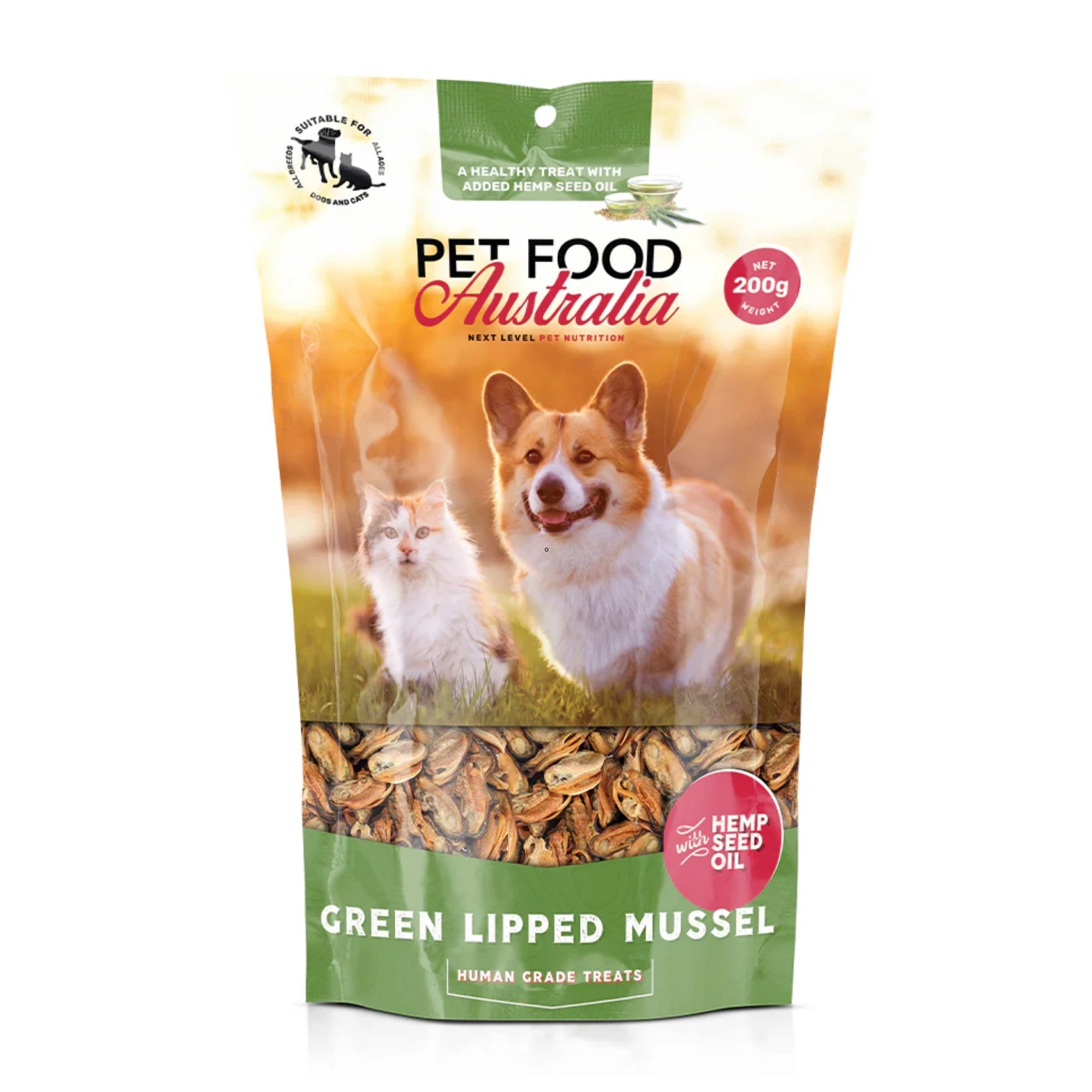Pet Food Australia Green Lipped Mussel Treats - Joint Health Support 200g