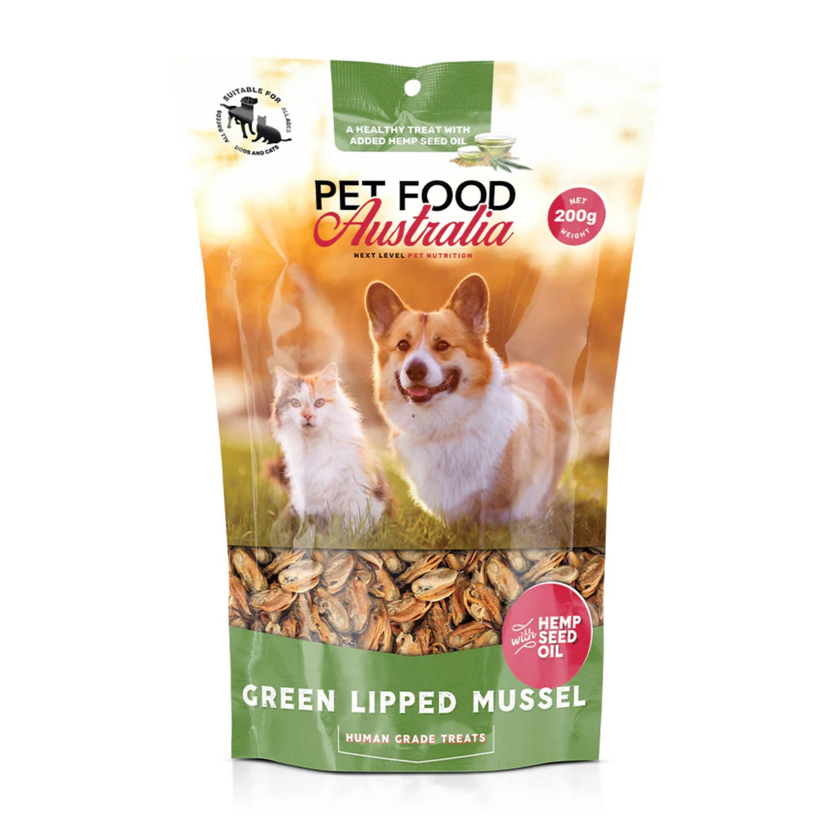 Pet Food Australia Green Lipped Mussel Treats - Joint Health Support 200g