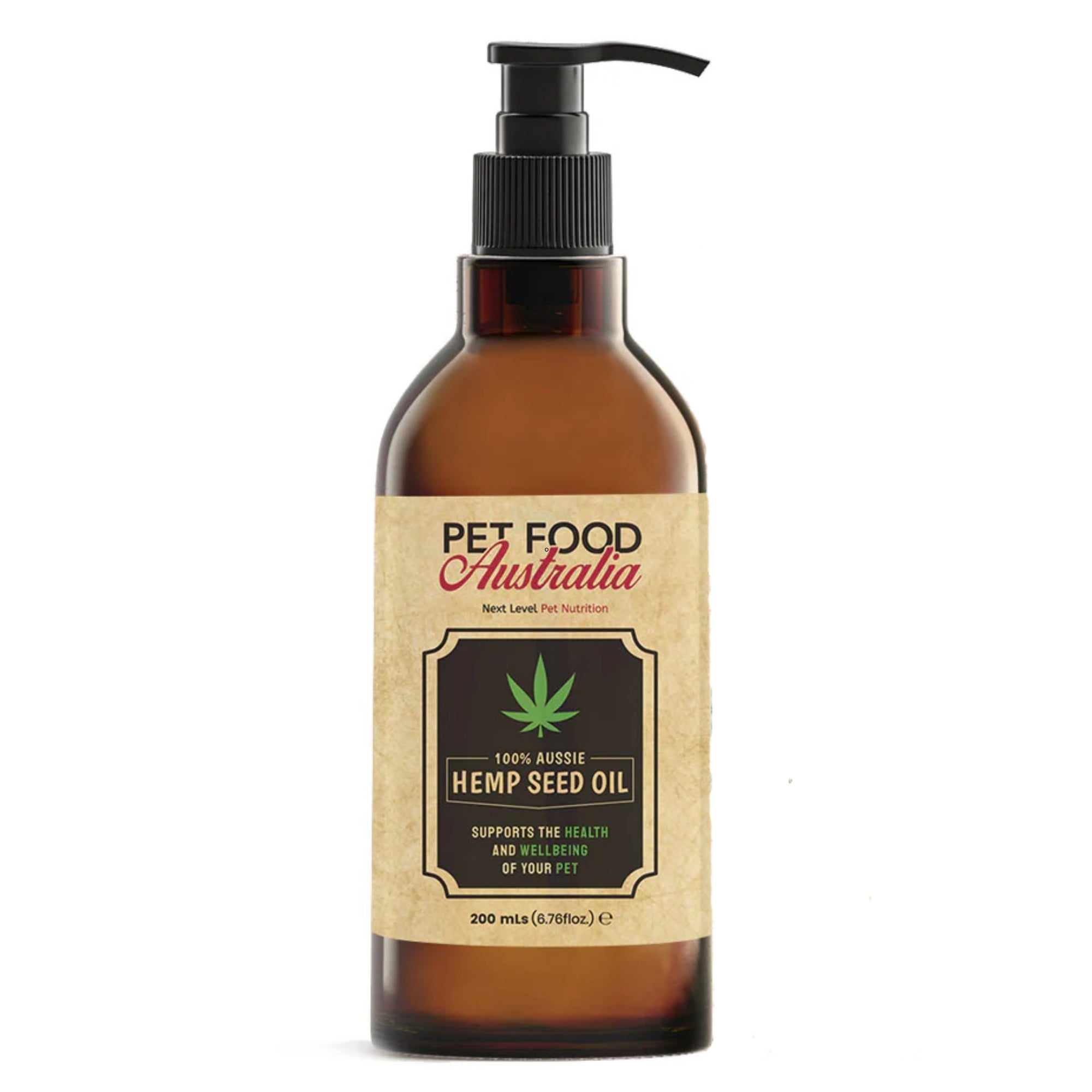 Pet Food Australia Hemp Seed Oil for Dogs 200mL