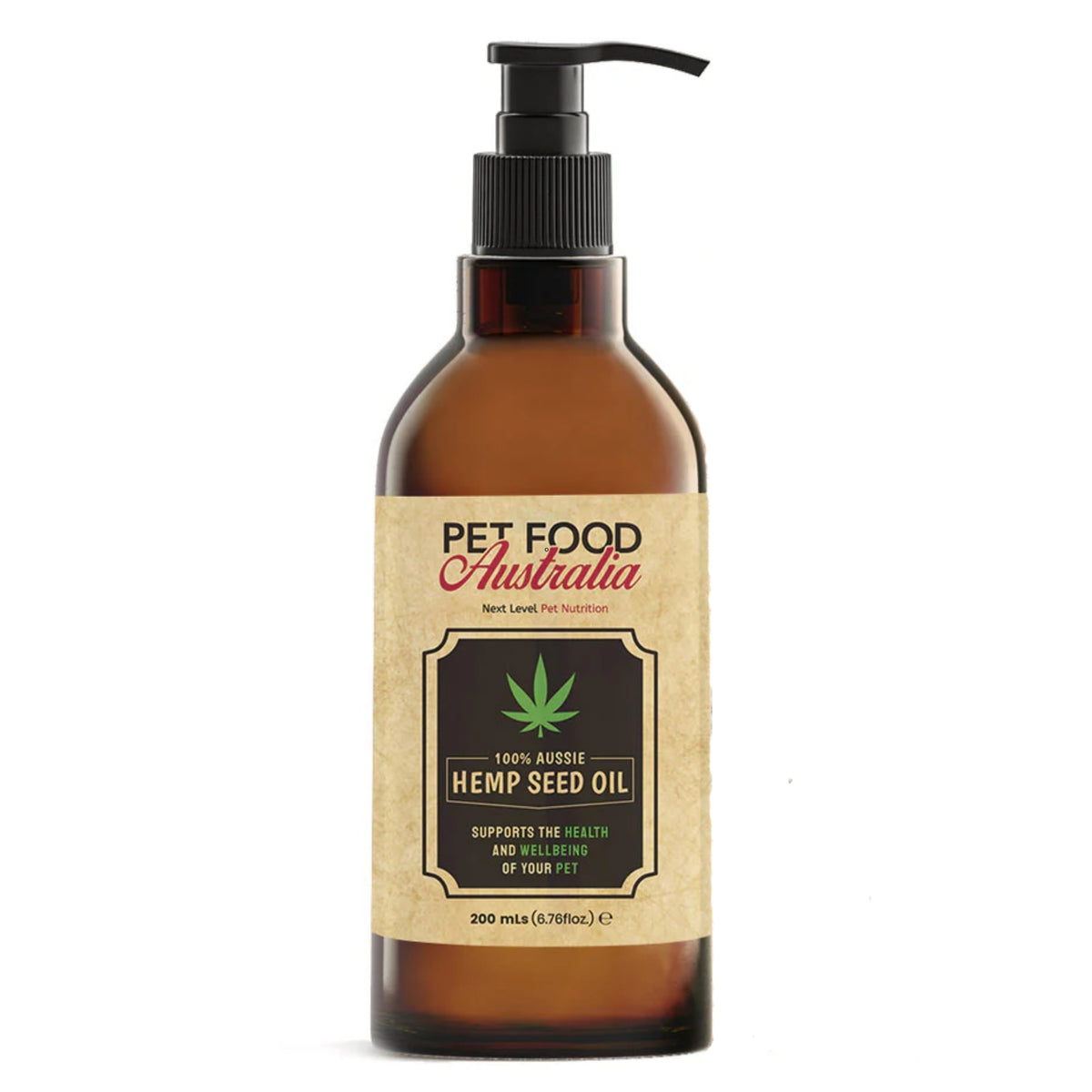 Pet Food Australia Hemp Seed Oil for Dogs 200mL