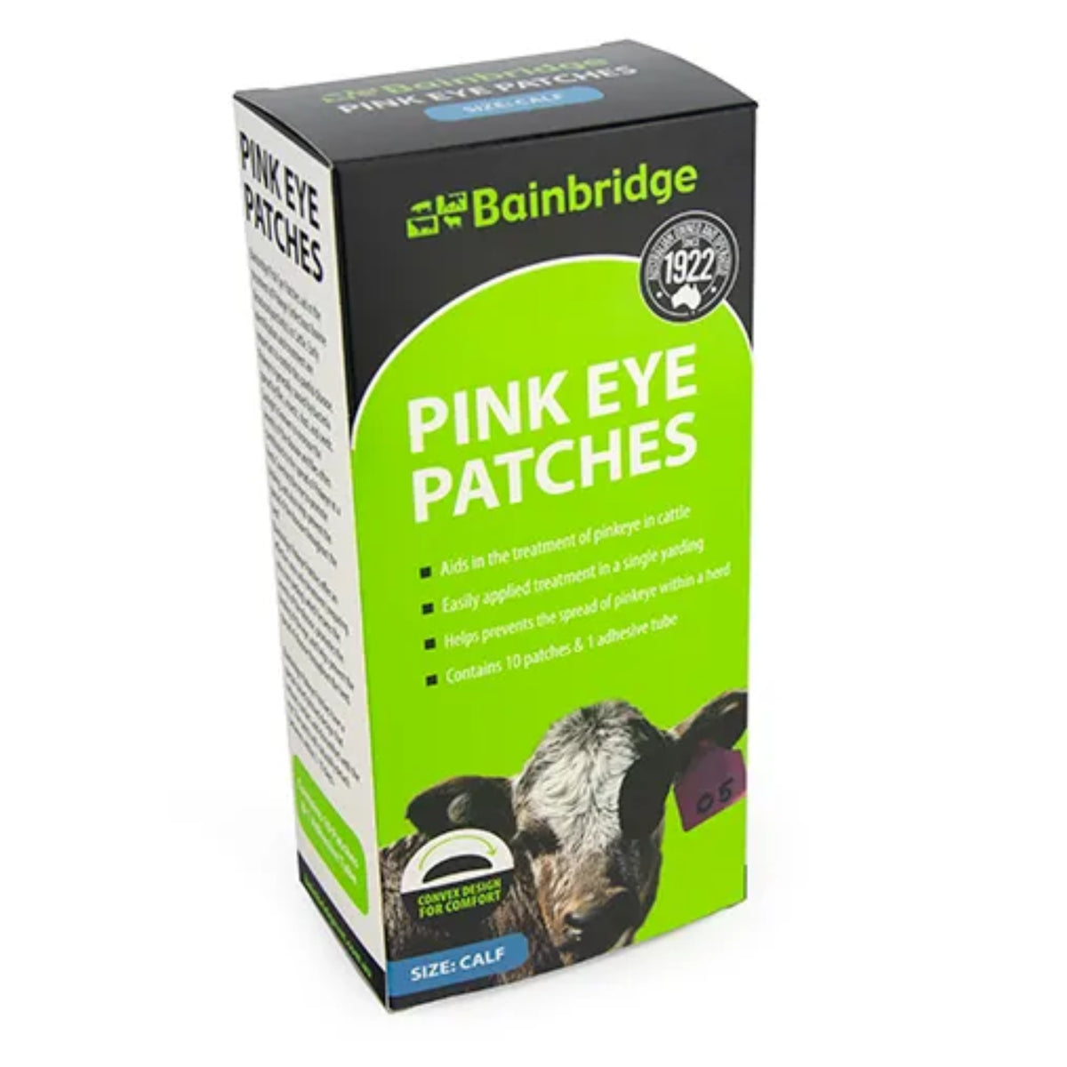 Bainbridge Pink Eye Patch Kit - 10 Pack with Adhesive