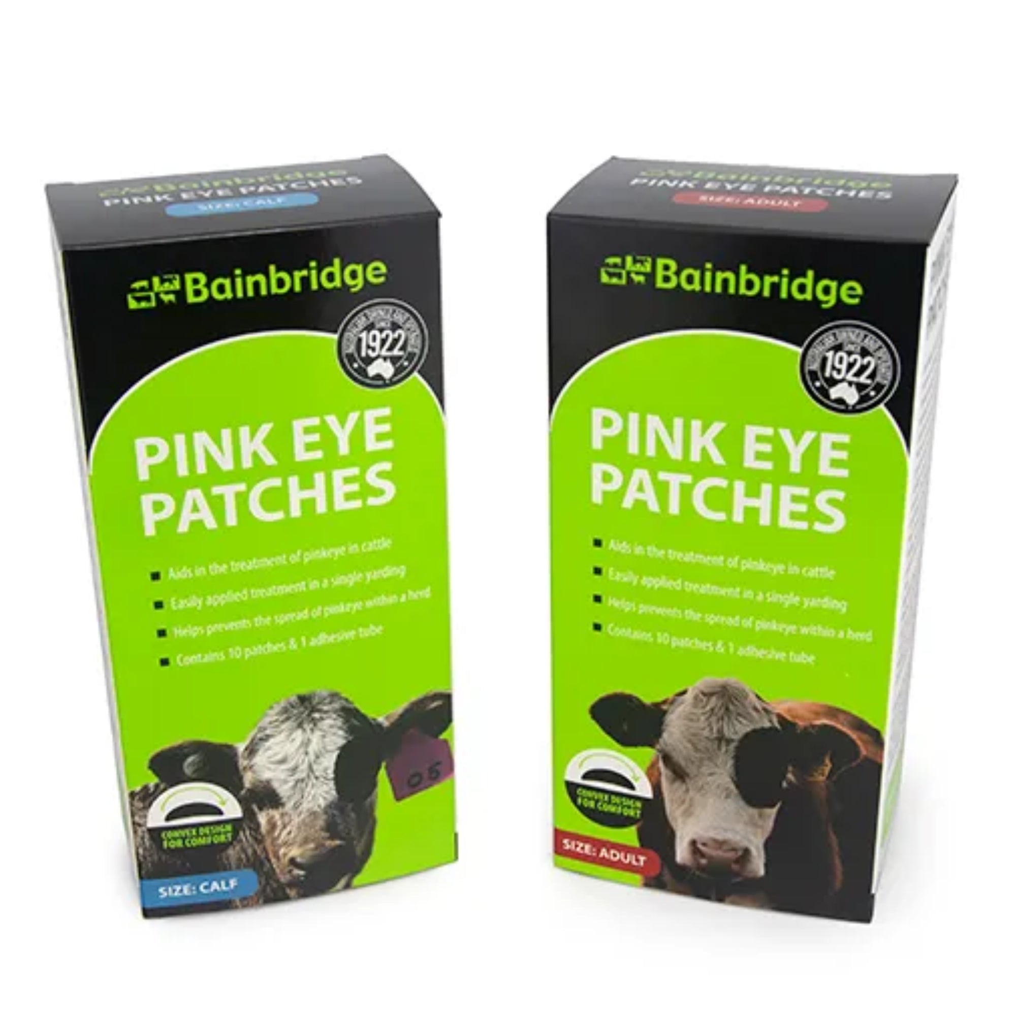 Bainbridge Pink Eye Patch Kit - 10 Pack with Adhesive