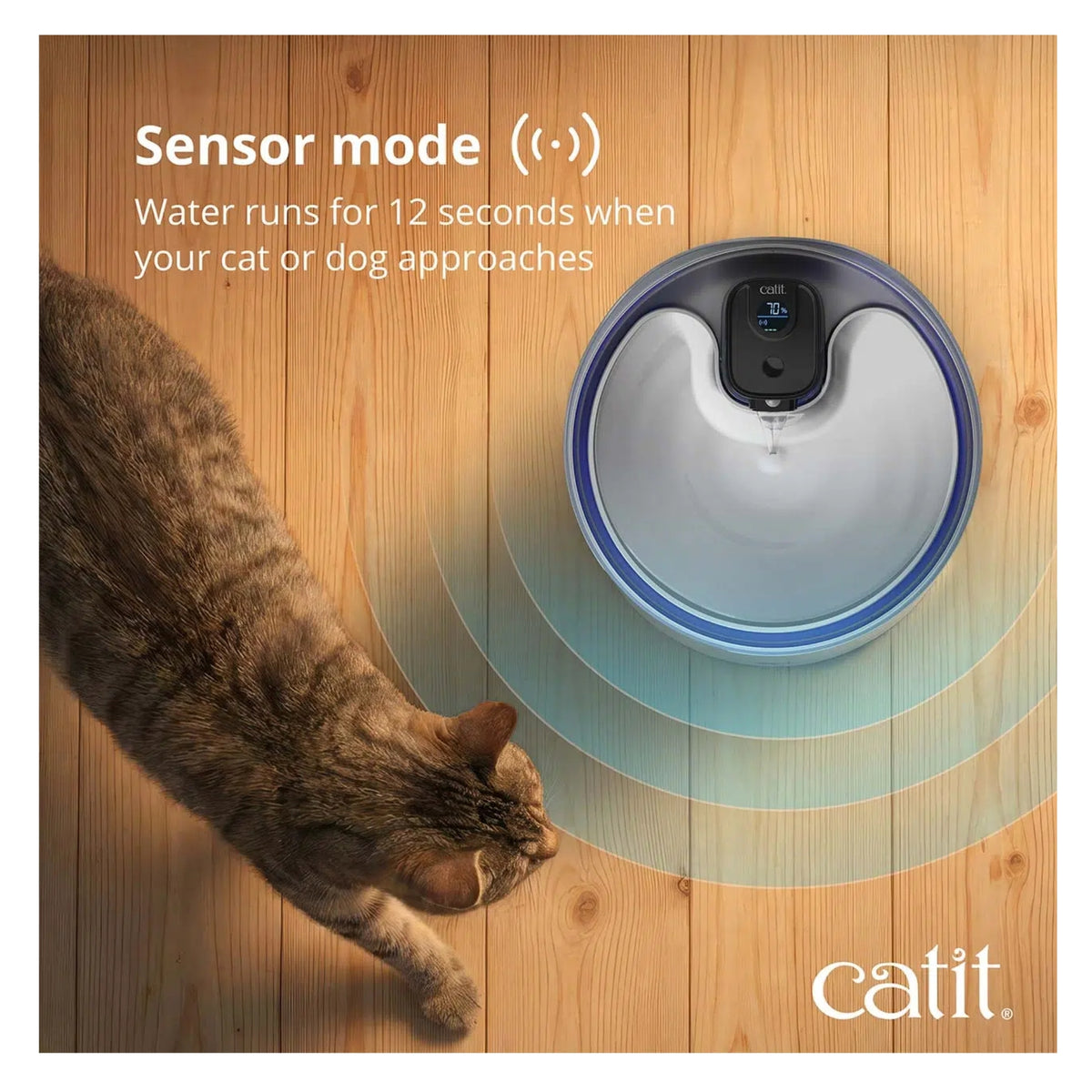 Catit PIXI Stainless Steel UV-C Drinking Fountain