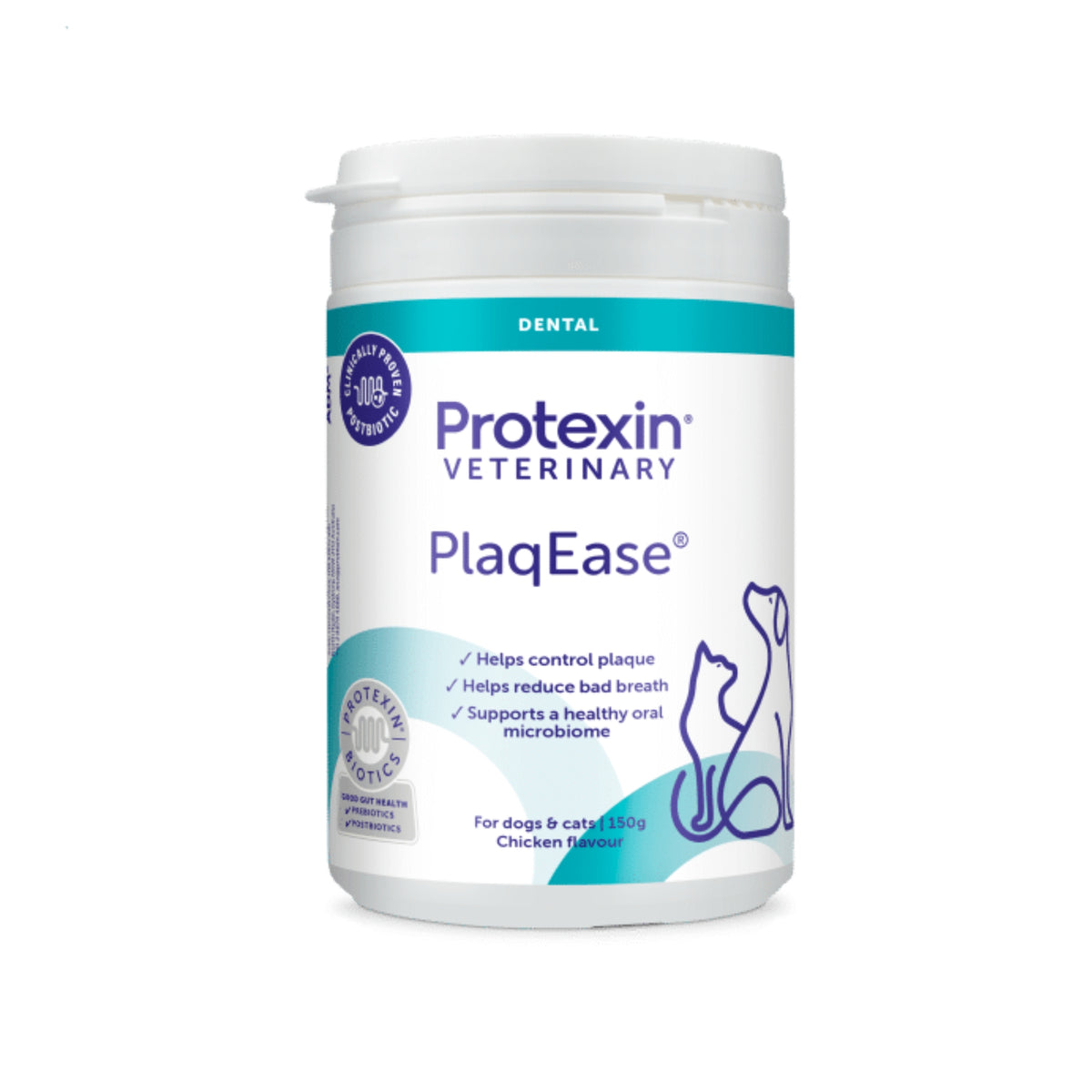 Protexin PlaqEase Pre & Postbiotic Dental Powder for Dogs & Cats