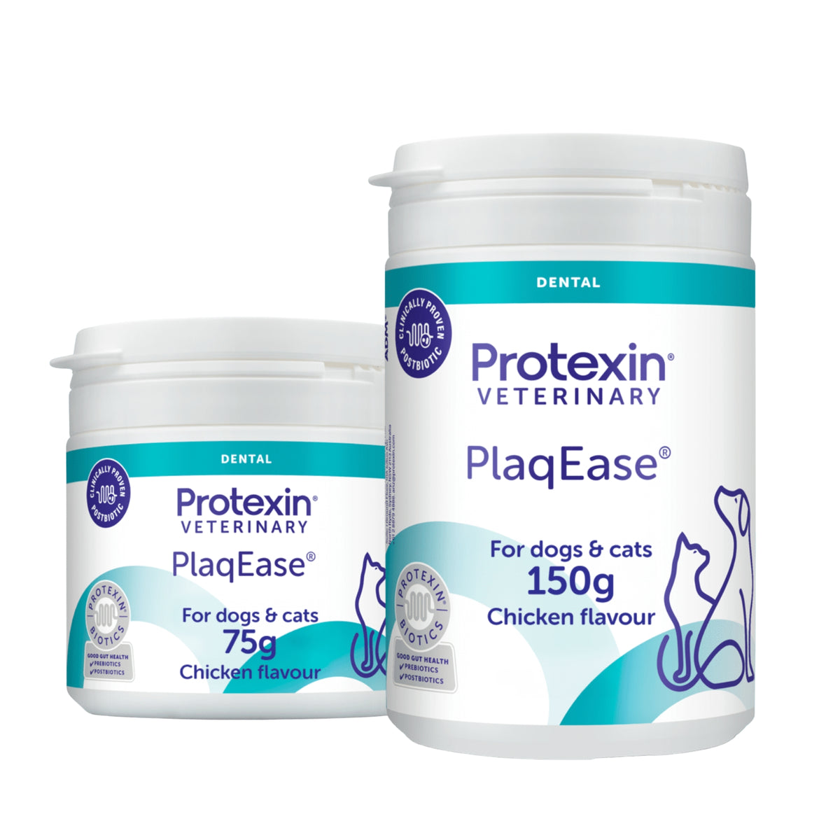 Protexin PlaqEase Pre & Postbiotic Dental Powder for Dogs & Cats