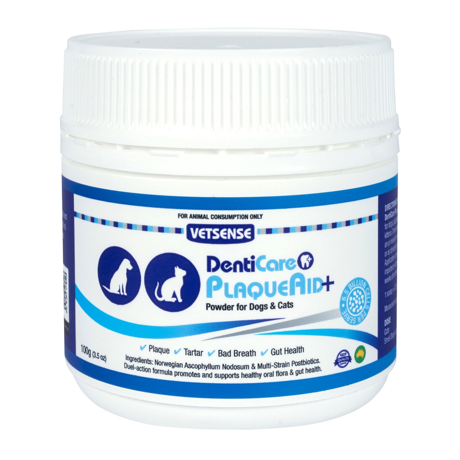 Vetsense DentiCare PlaqueAid+ Powder for Dogs & Cats