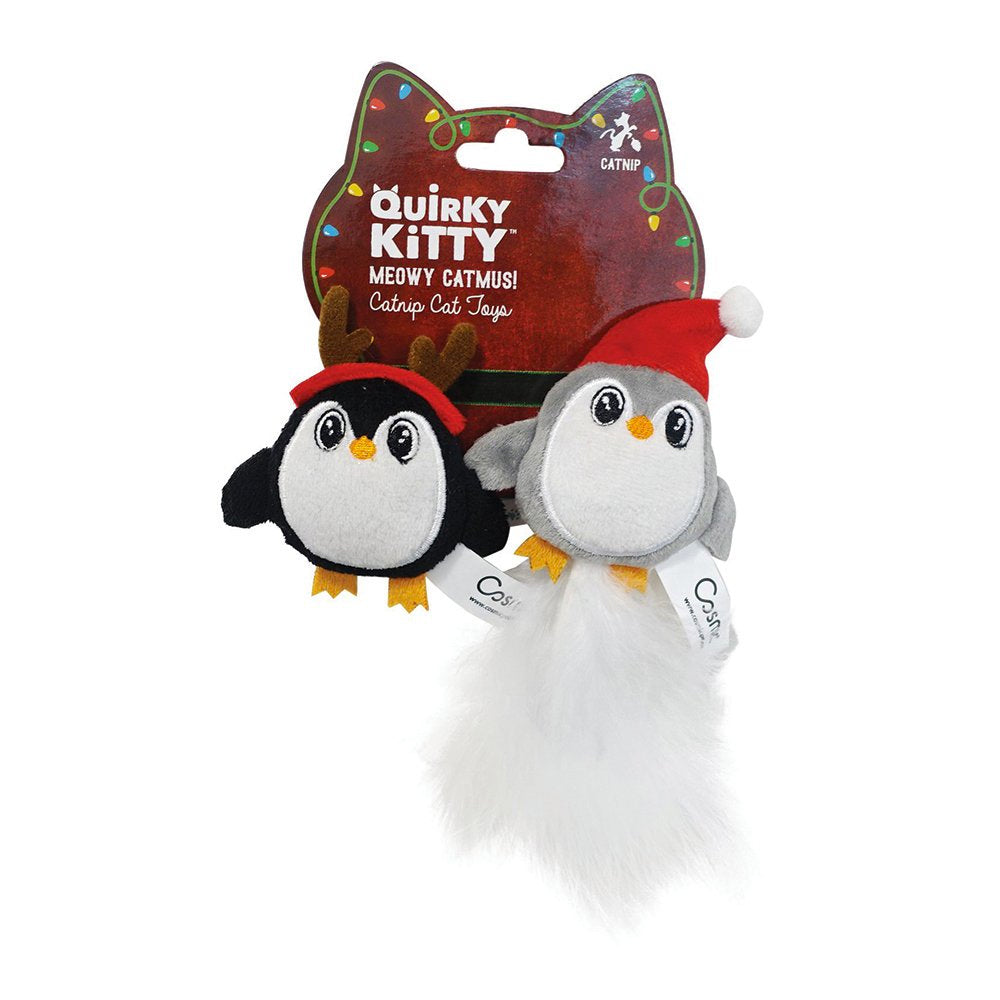 Quirky Kitty Holiday Pouncy Penguins - 2 pack
