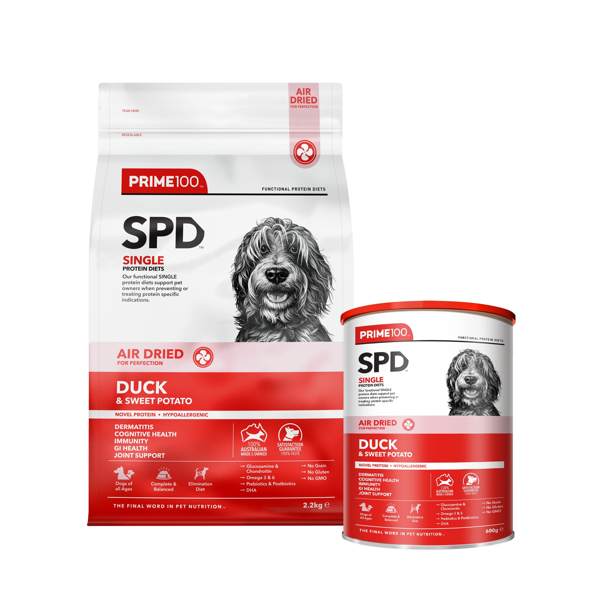 Prime100 SPD Air Dried Duck & Sweet Potato
