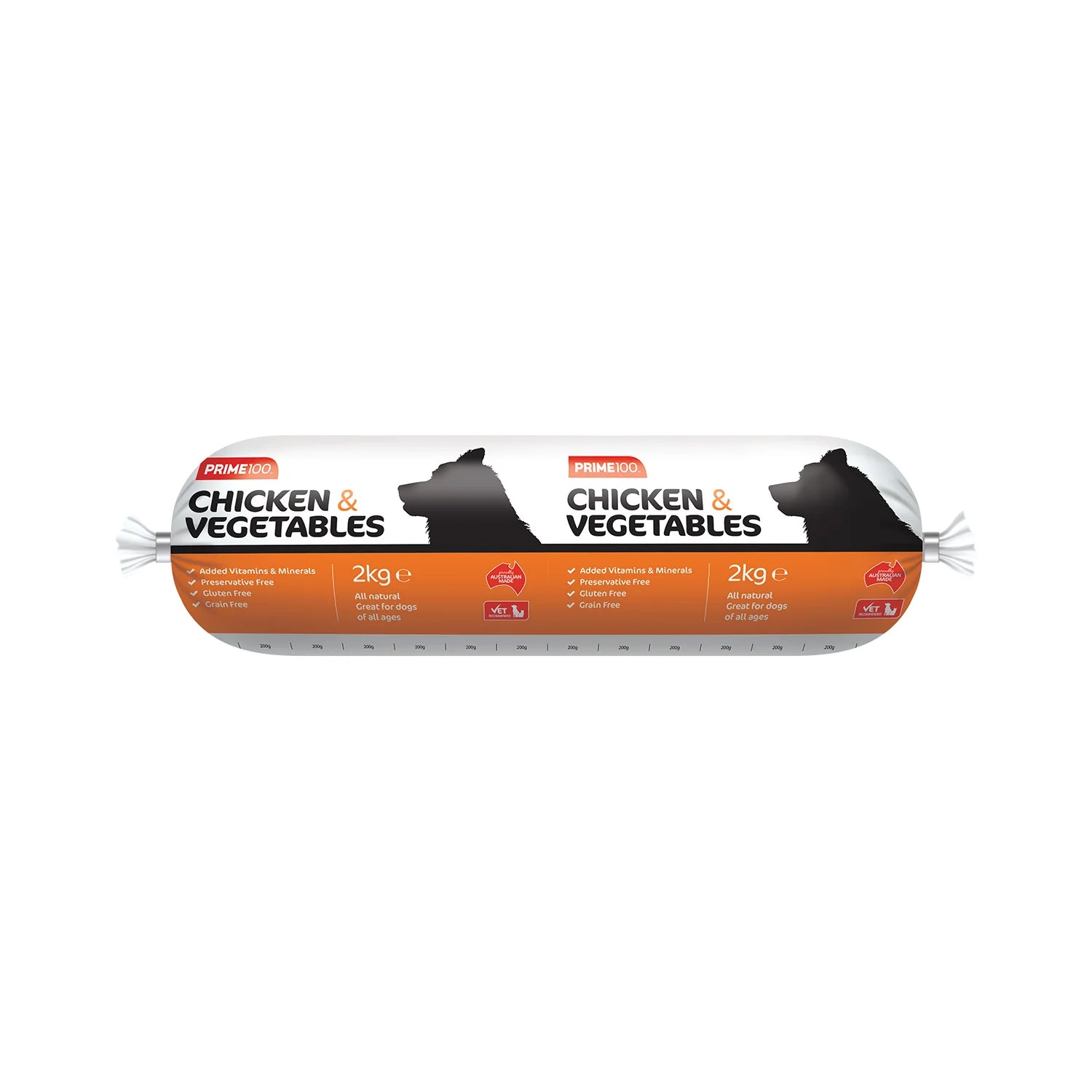 Prime100 Cooked Chicken & Vegetables Roll (Pickup Only)