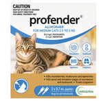 Profender Spot-On Allwormer for Cats, 2 Pipettes