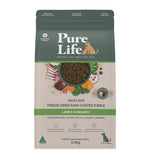 Pure Life Freeze-Dried Raw-Coated Kibble Lamb & Kangaroo for Adult Dogs