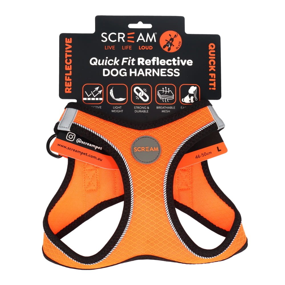 Scream Quick Fit Reflective Harness