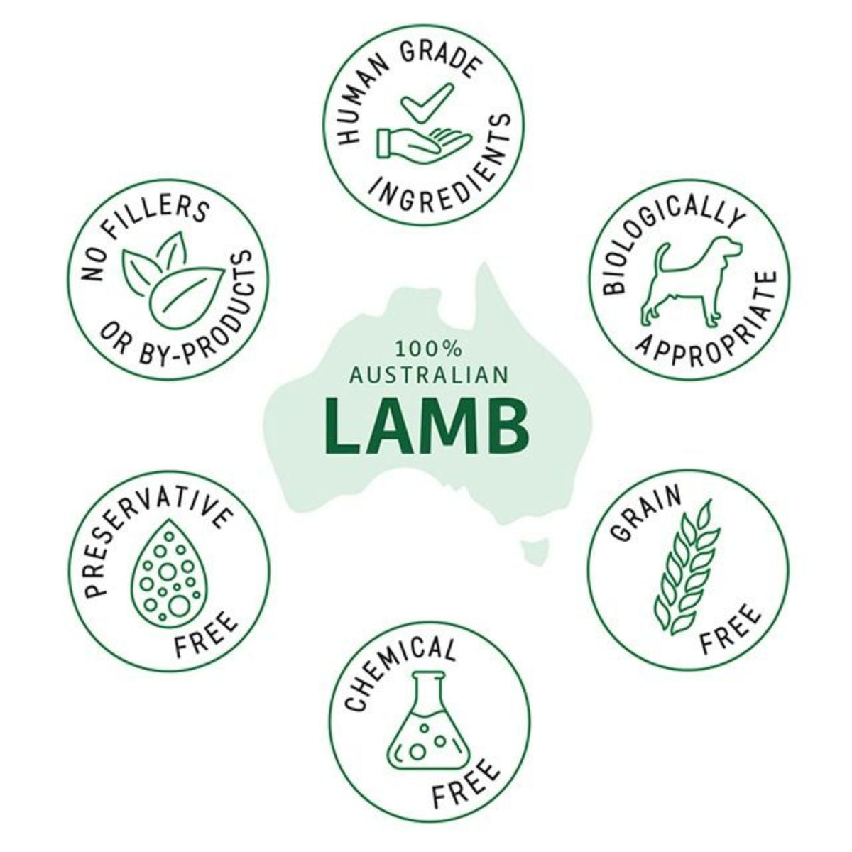 Raw4Paws Lamb Raw Diet for Dogs (Frozen - Pickup Only)