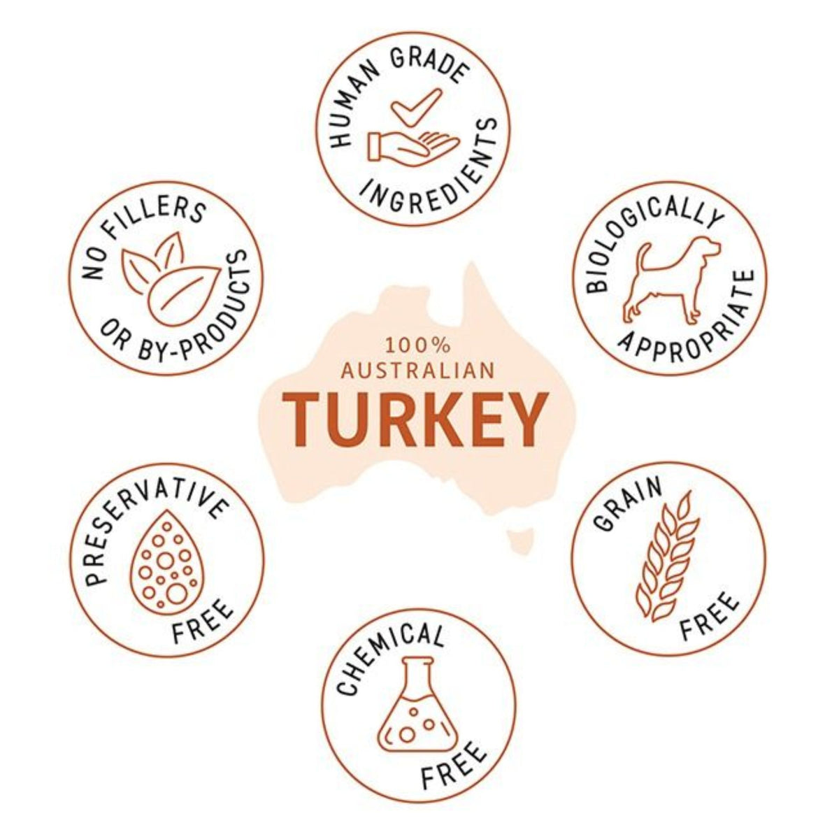 Raw4Paws Turkey Raw Diet for Dogs (Frozen - Pickup Only)